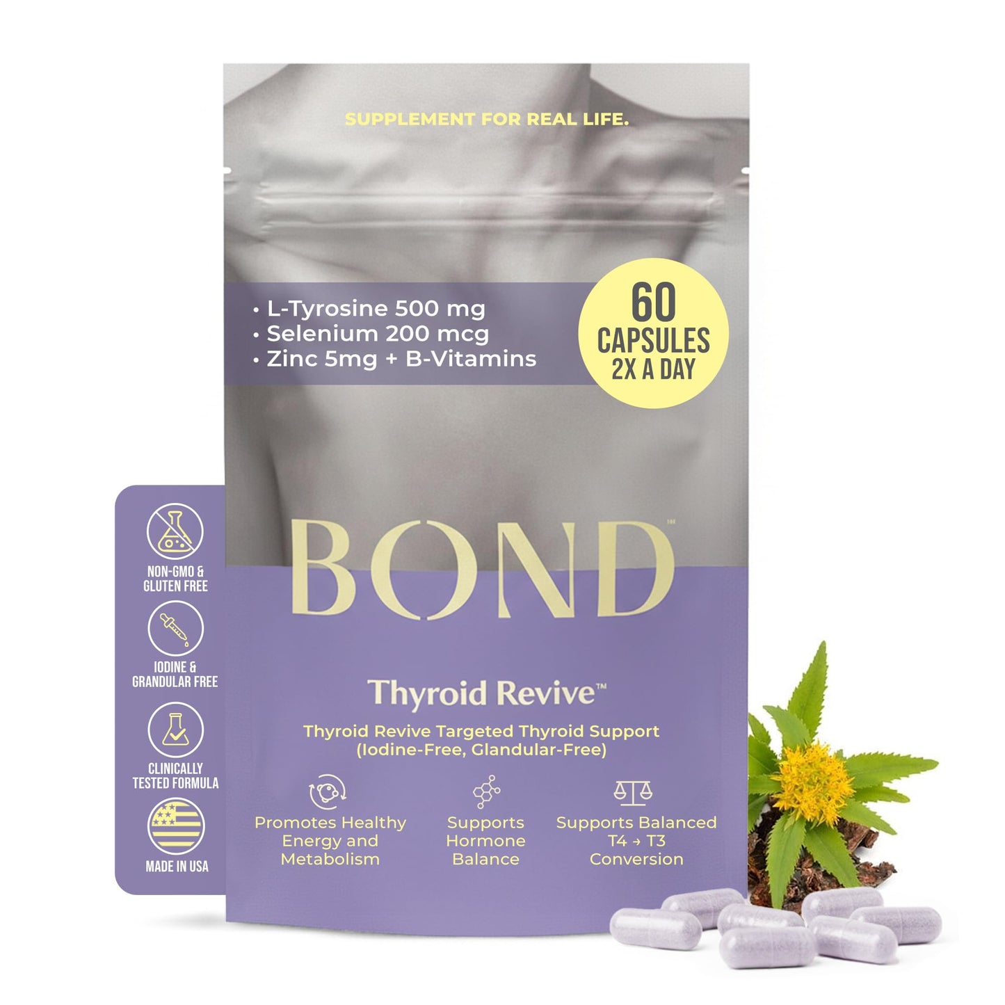 BOND Thyroid Complex Capsule, 60 Count