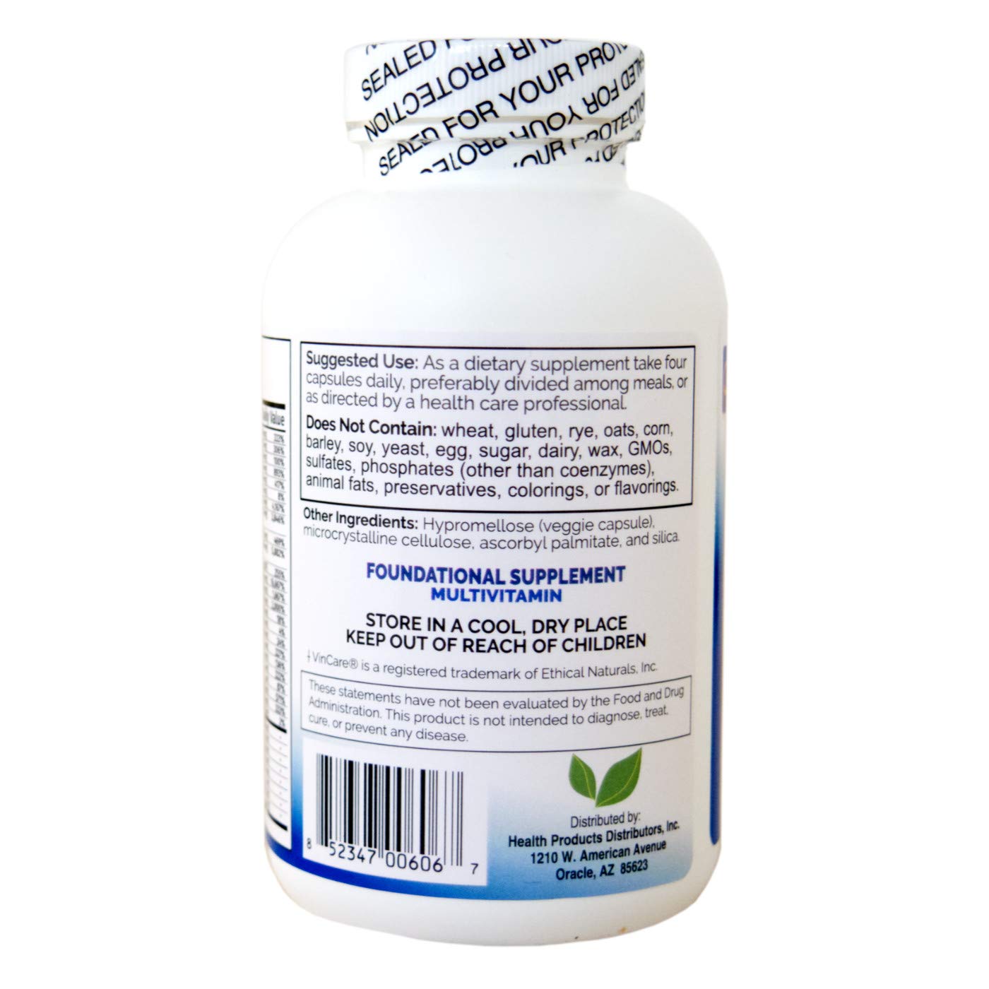 PDI Health Products Distributors Multi Two Capsules 120