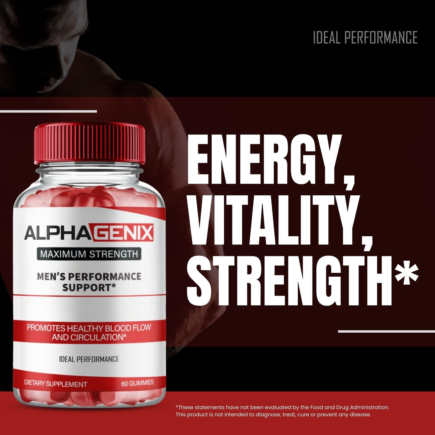 IDEAL PERFORMANCE AlphaGenix Gummies 60 Count