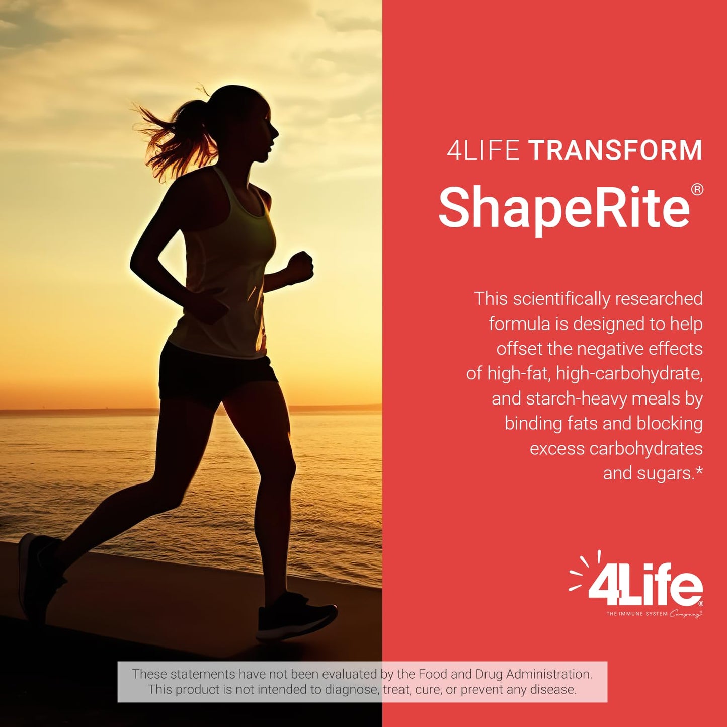 4Life ShapeRite Body Wellness Support with Chitosan, 90 Capsules