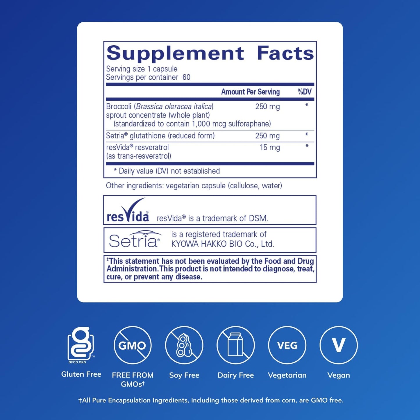 Pure Encapsulations Nrf2 Detox 60 Capsules