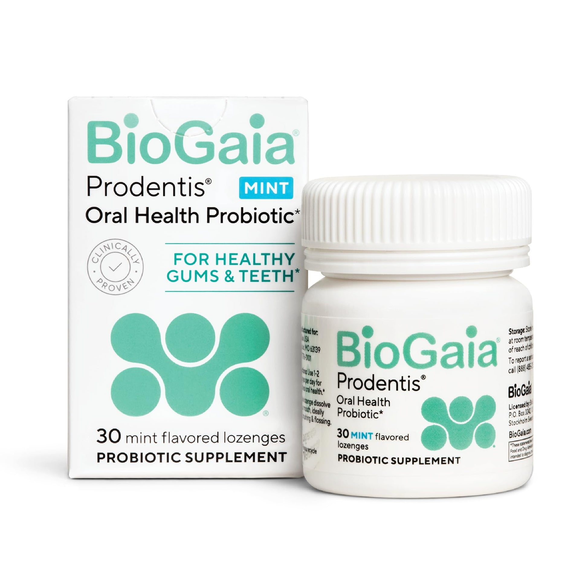BioGaia Prodentis Oral Probiotics Lozenges, 30 Count