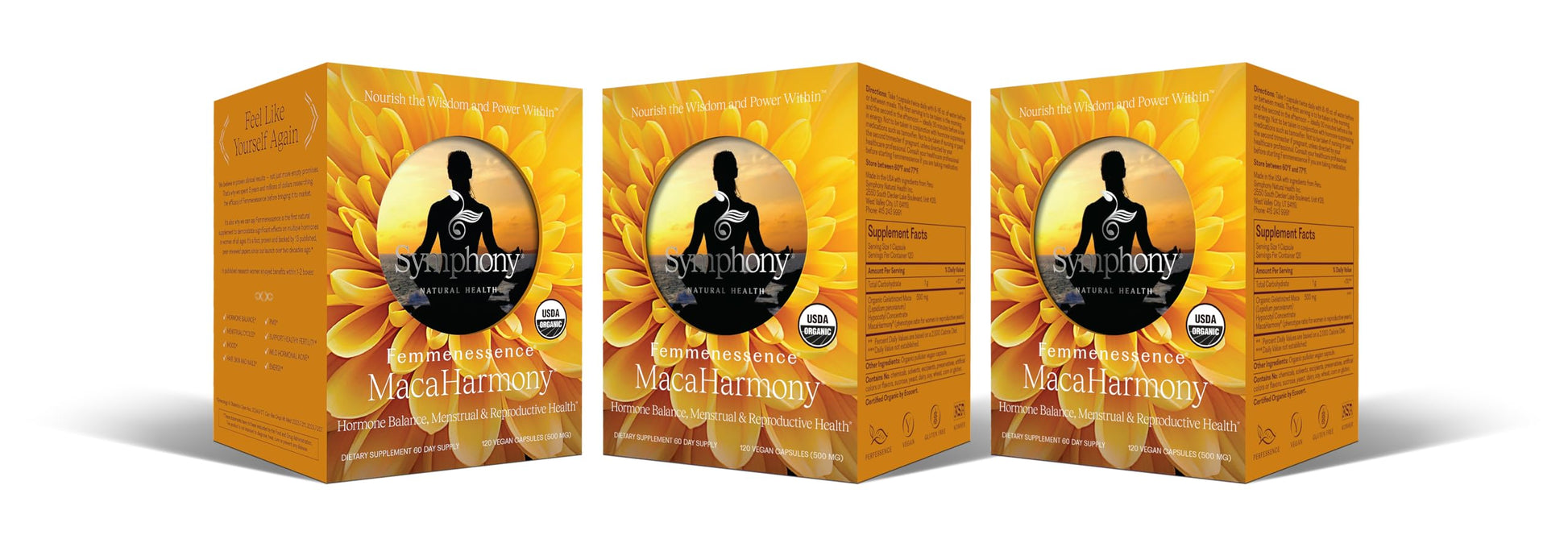 Natural Health International Femmenessence MacaHarmony Capsules 360