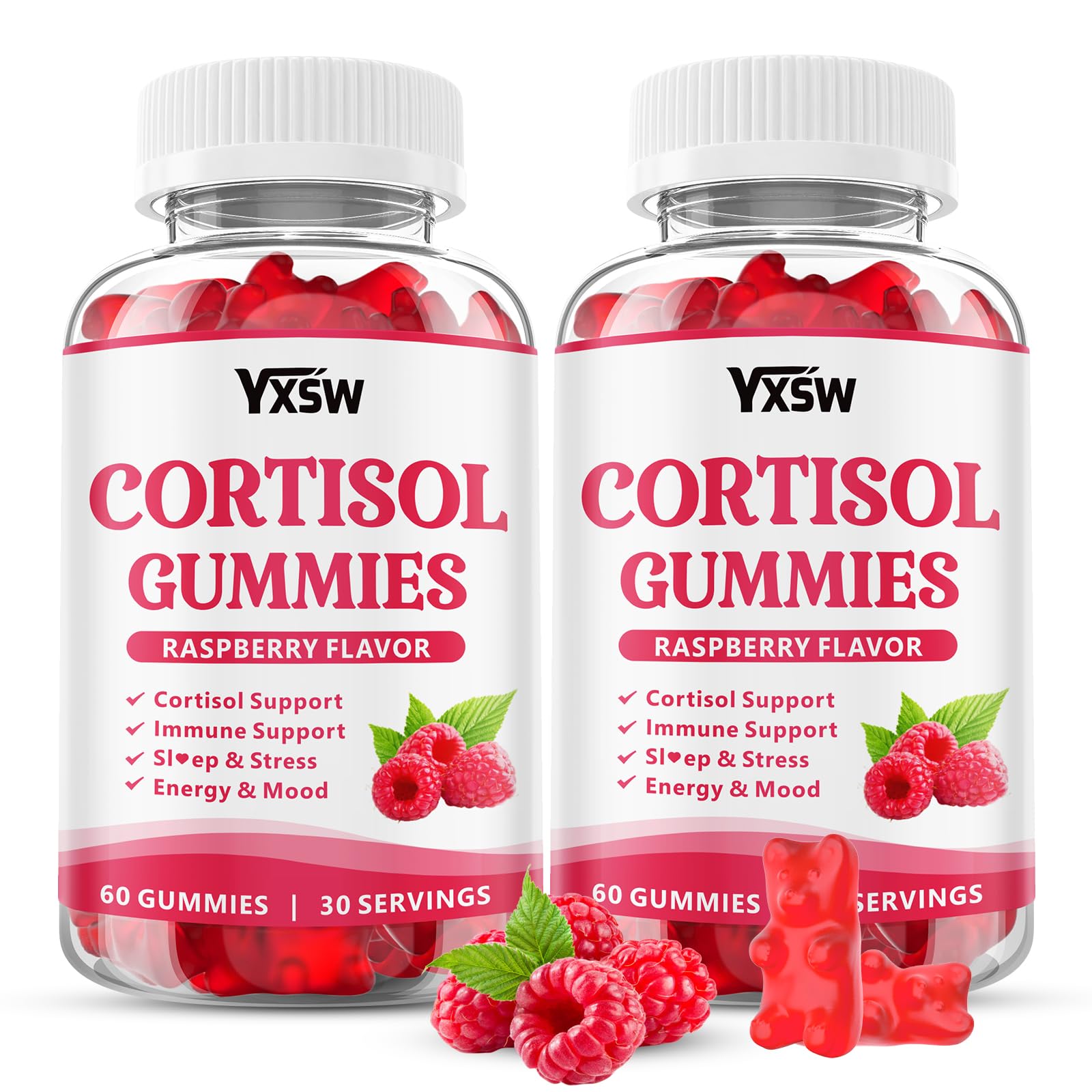 YXSW Cortisol Gummies 120 Count