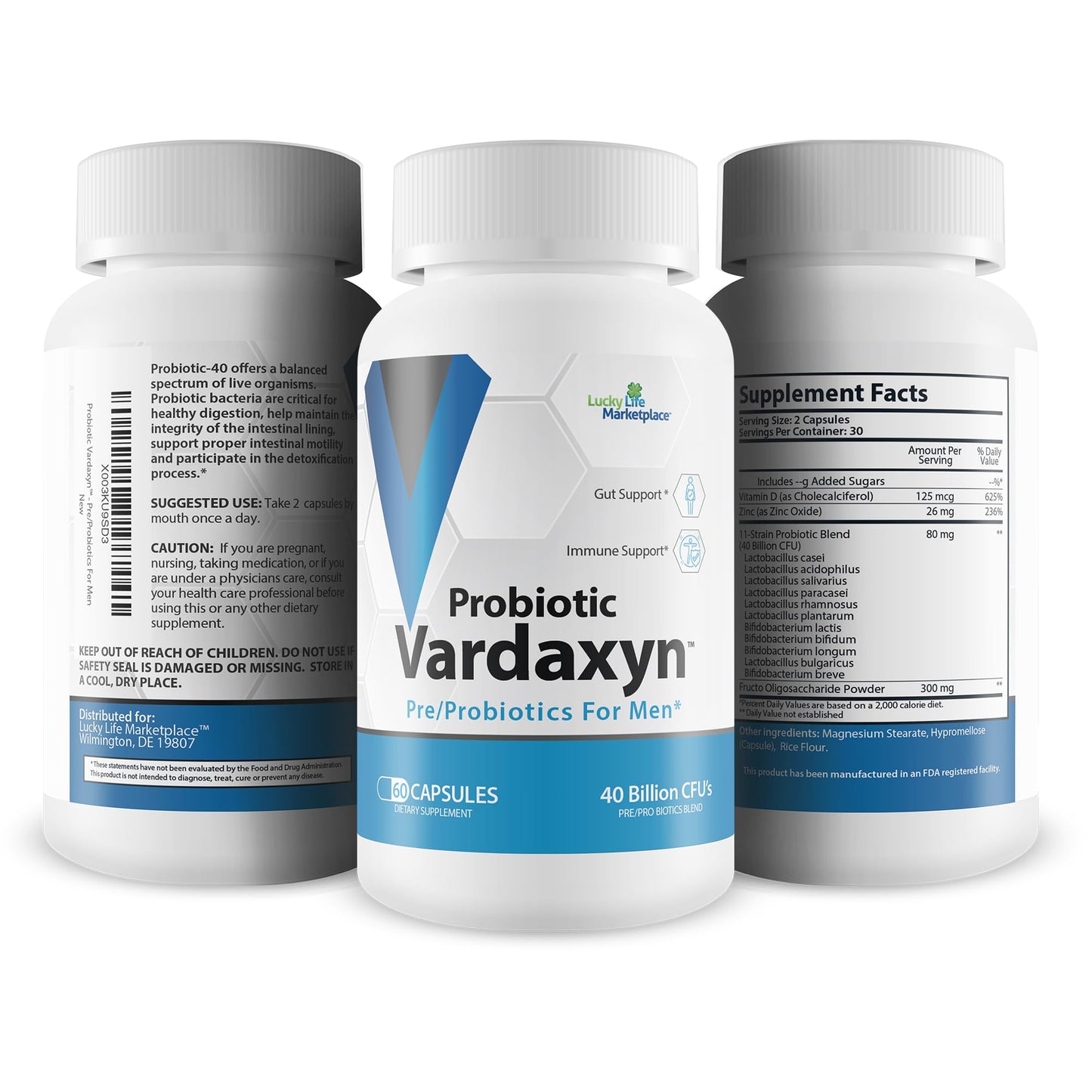 Generic Probiotic Vardaxyn Premium Male Formula Capsule 1 Count