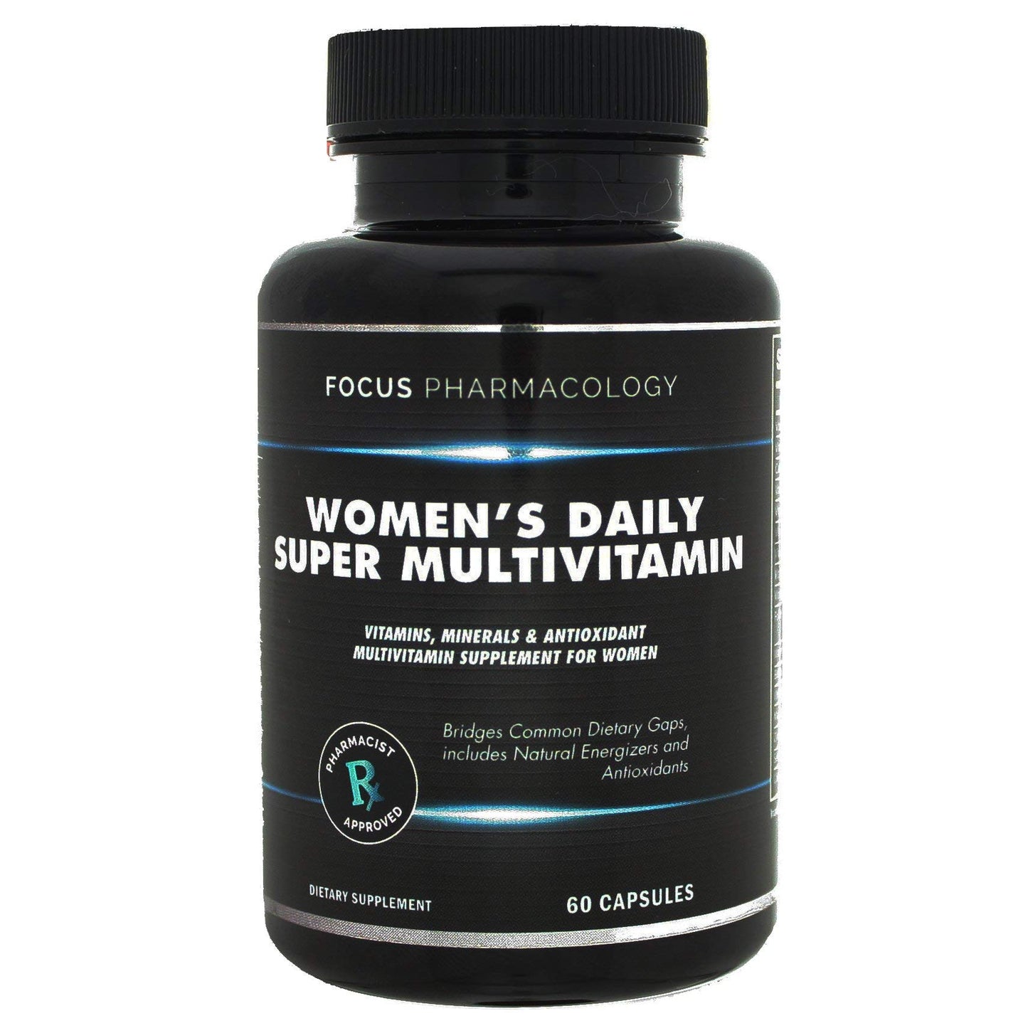 Focus Pharmacology Women's Daily Super Multi-Vitamin for Women 60 Capsules