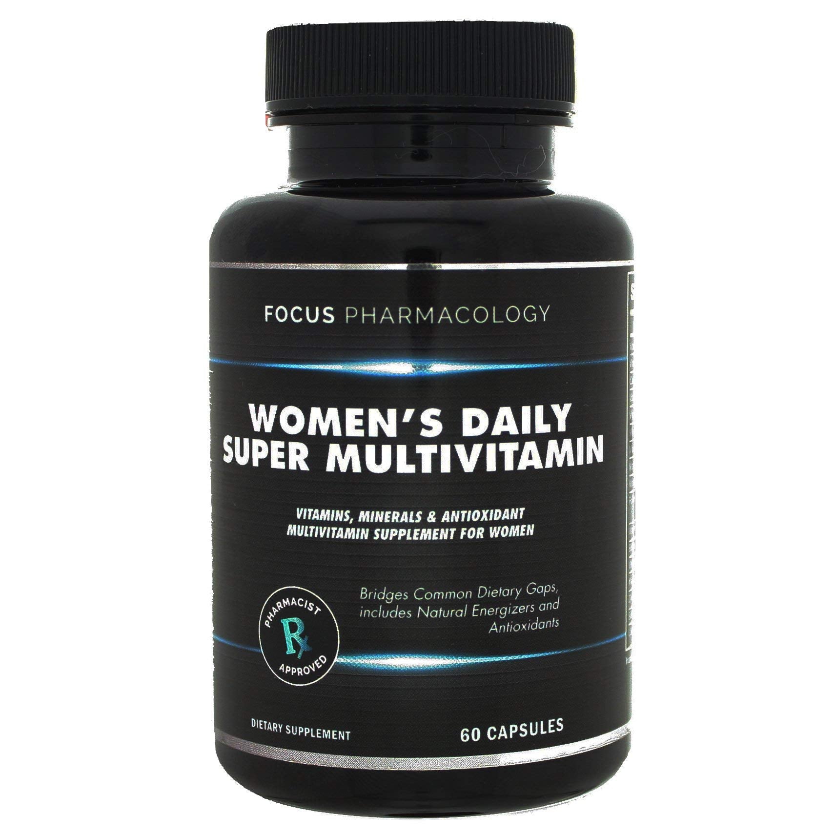 Focus Pharmacology Women's Daily Super Multi-Vitamin for Women 60 Capsules