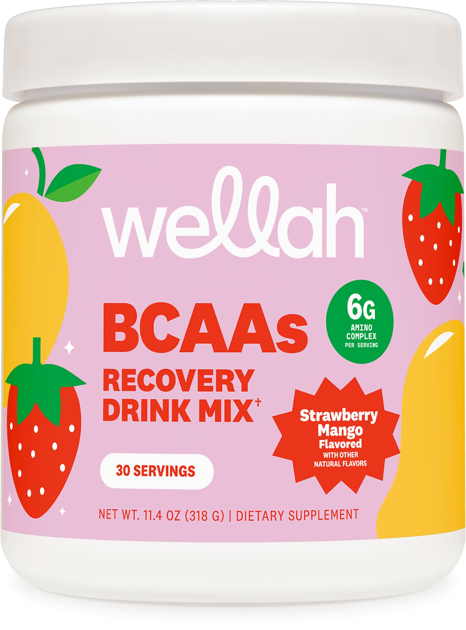 Wellah BCAAs Powder 11.4 Ounce