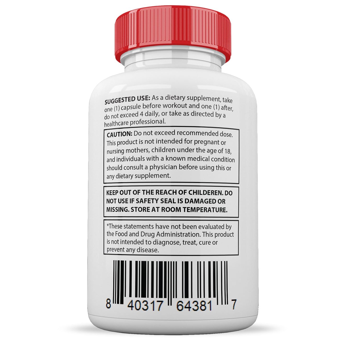 Justified Laboratories Vital Grow XL Extreme Pills 1600MG Premium Formula Proprietary Blend for Men's Health Capsules, 180 Count