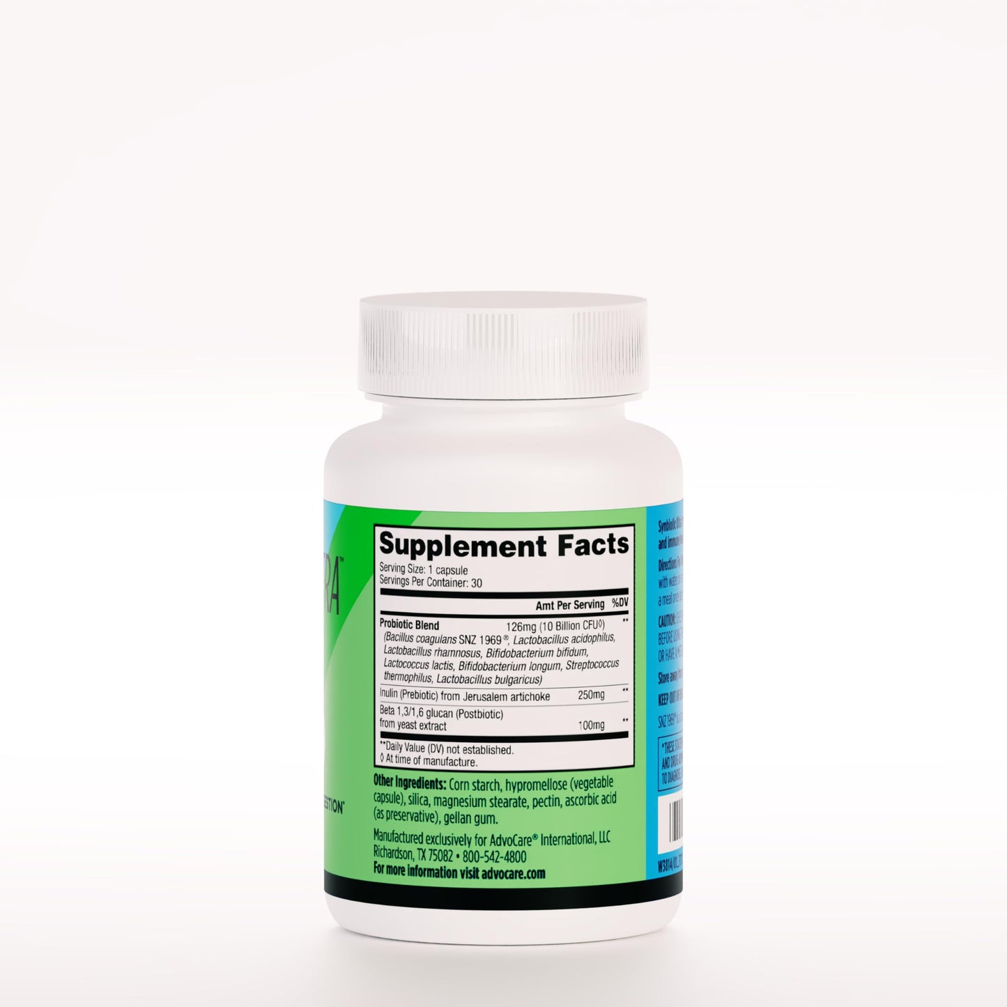 AdvoCare Synbiotic Ultra Gut Health Supplement 30 Capsules