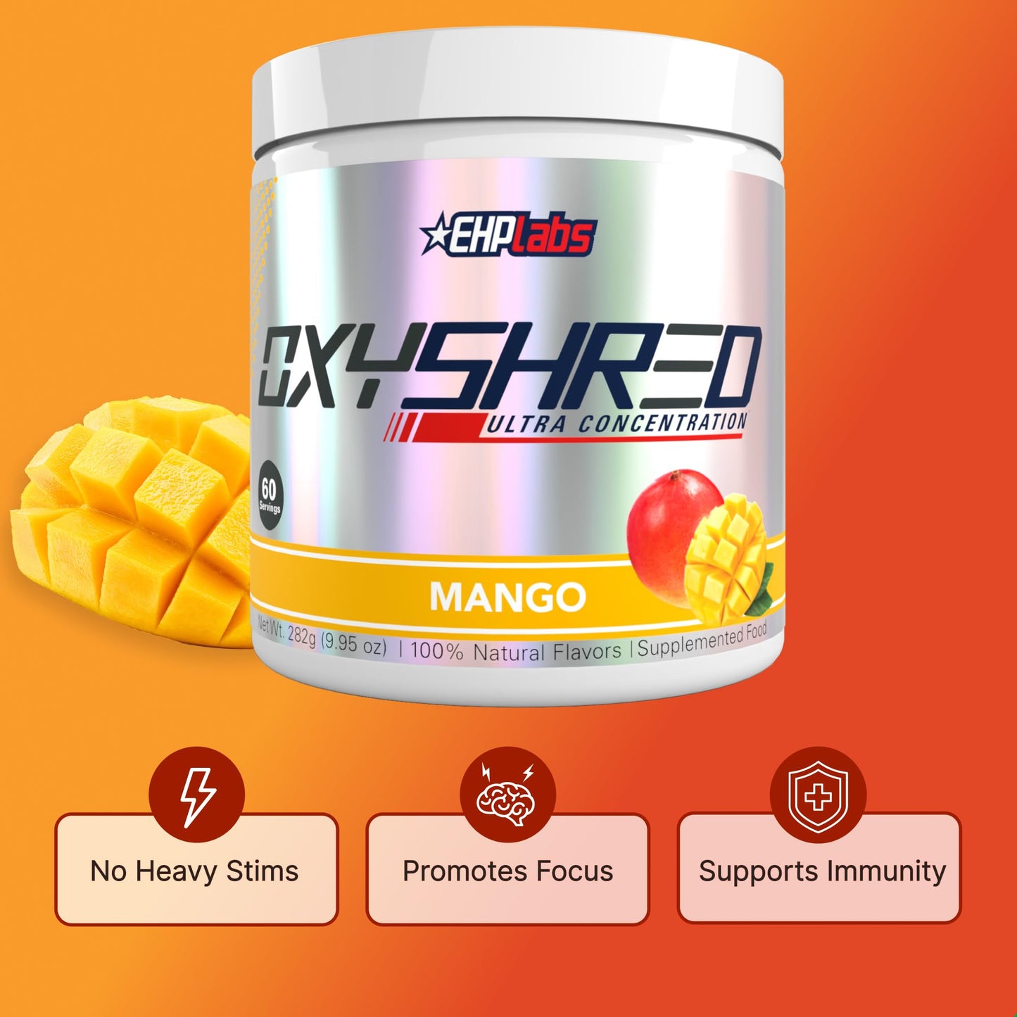 EHP Labs OxyShred Pre Workout Powder 10.37 Ounce