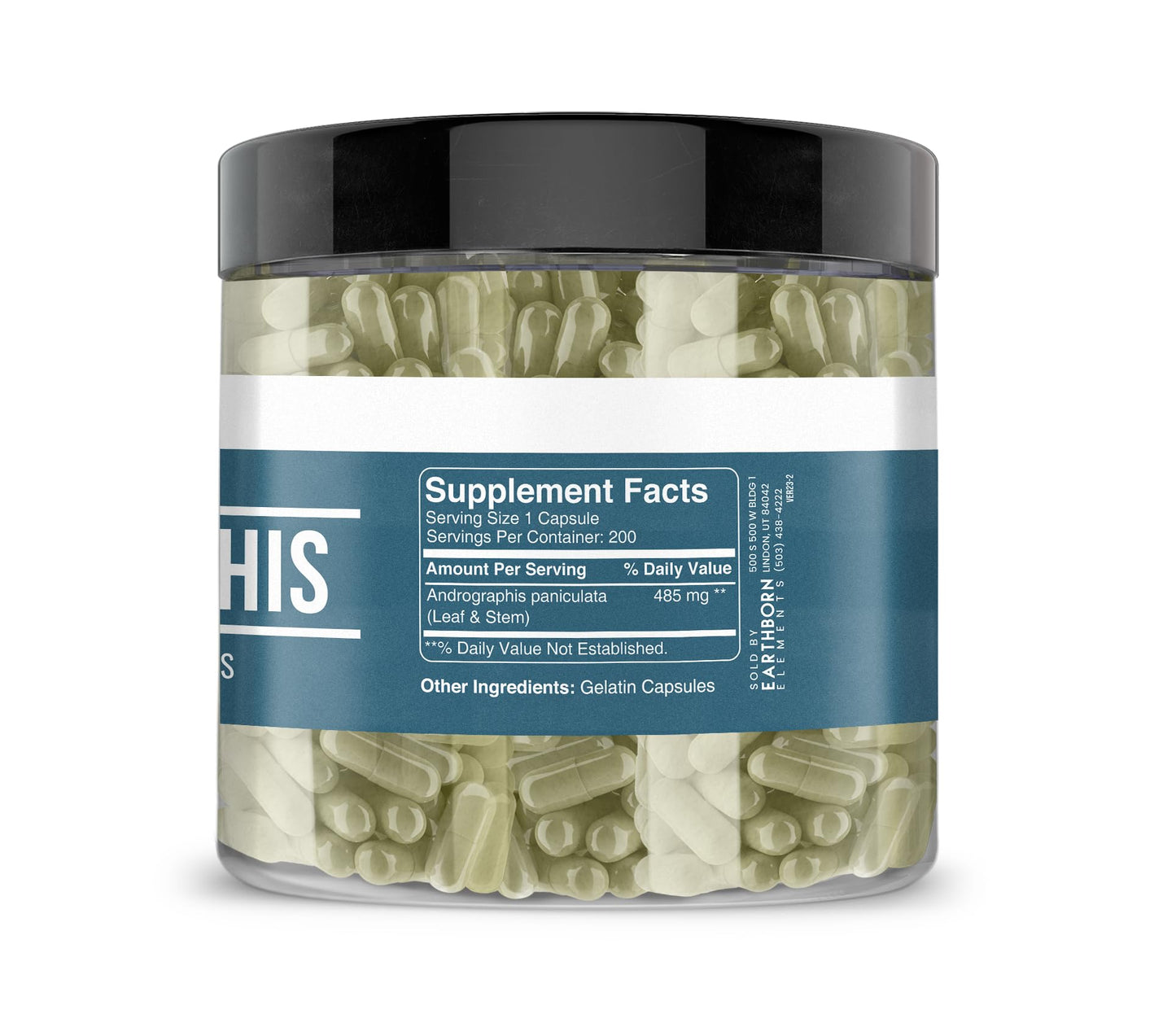 Earthborn Elements Andrographis Paniculata Capsule 365 Count