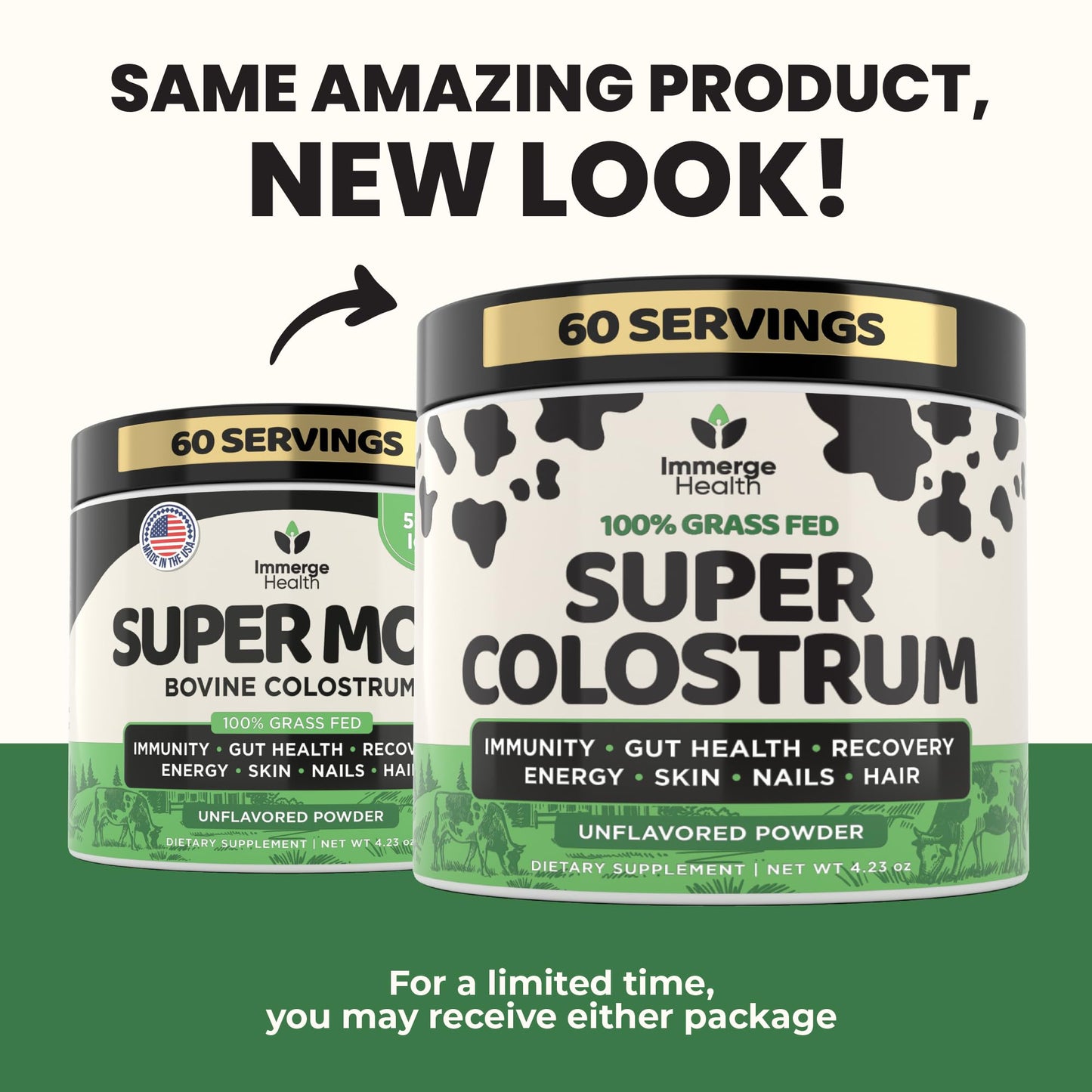 Immerge Health Super Colostrum Powder 4.23 oz