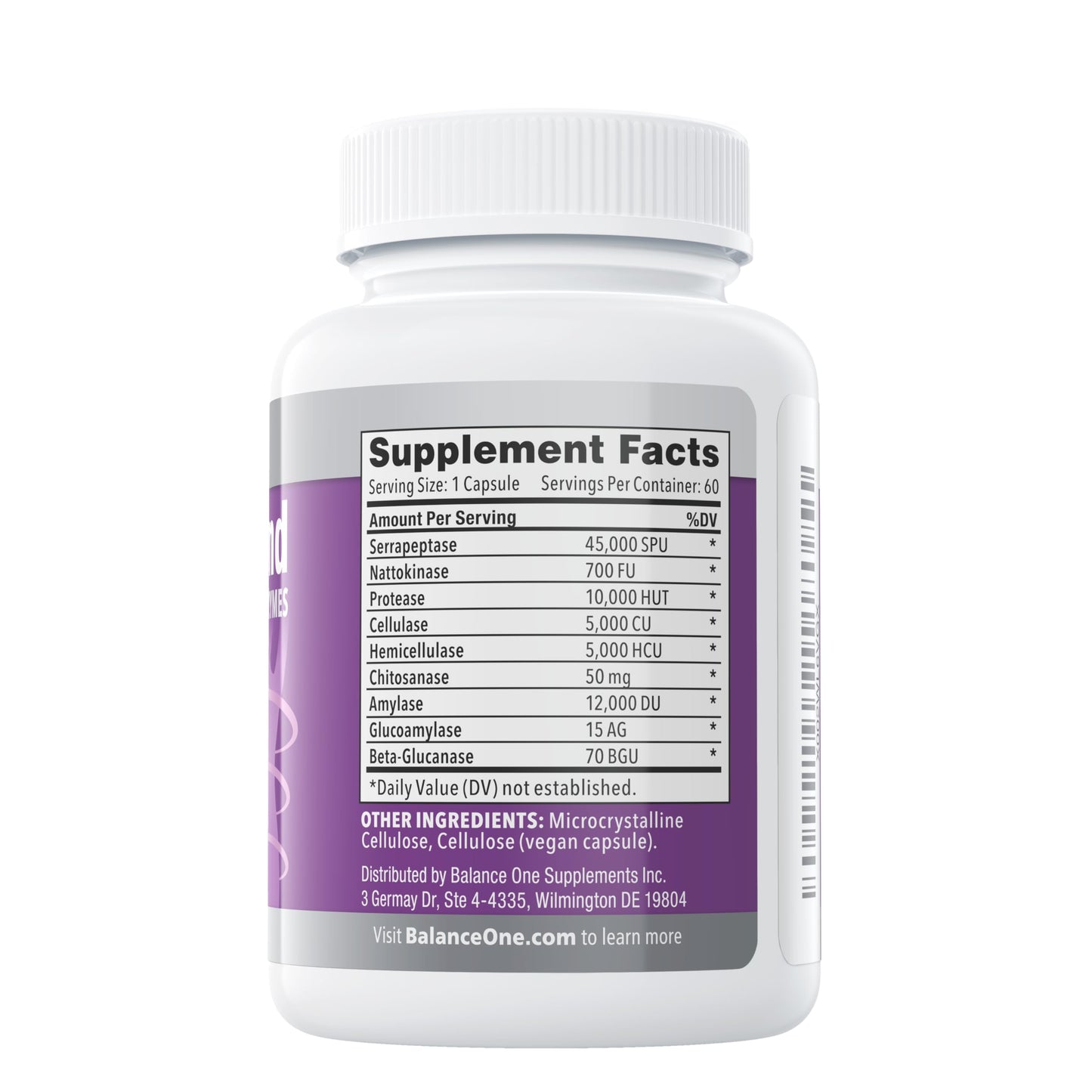 Balance ONE 4-in-1 Bundle Probiotic, CandAssist, Liver One & SerraDefend, 15 Billion CFU Time-Release Probiotic, Delayed-Release Capsules, 270 Capsules