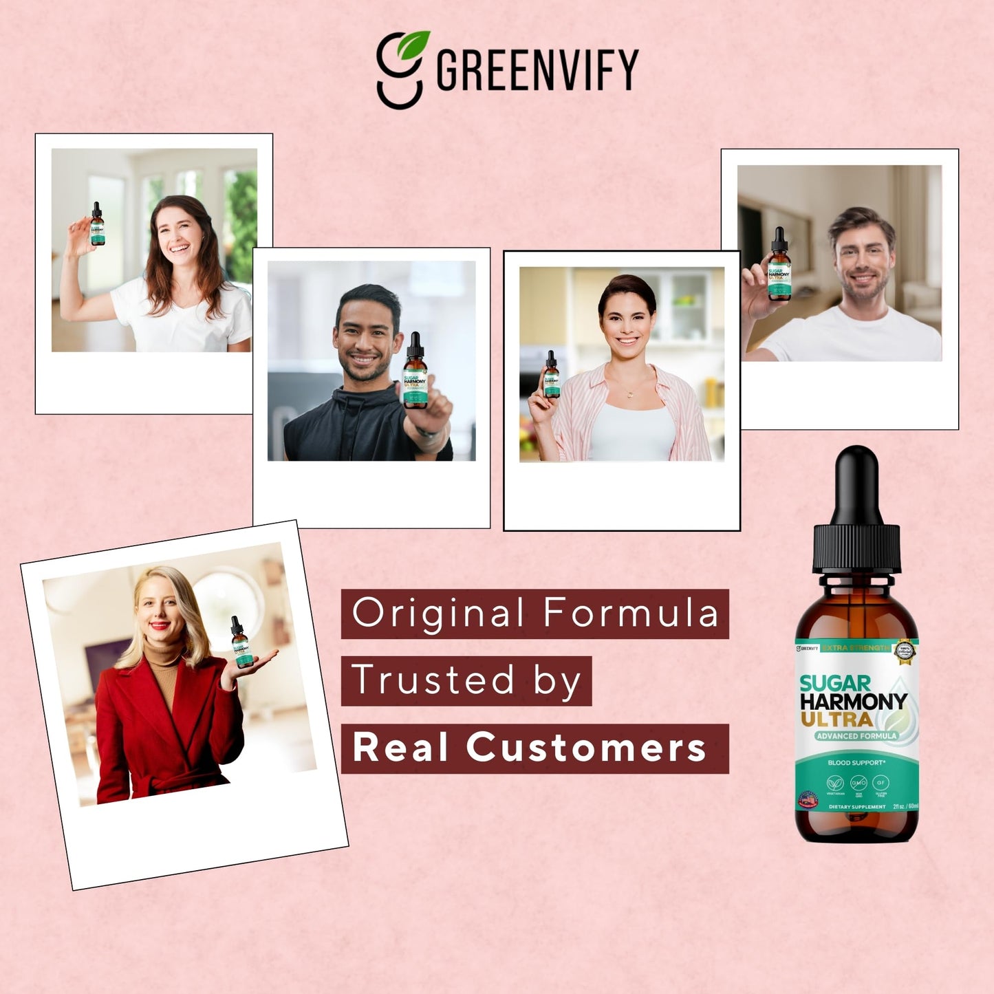GREENVIFY Sugar Harmony Ultra Advanced Formula Blood Support Capsule, 60 Count