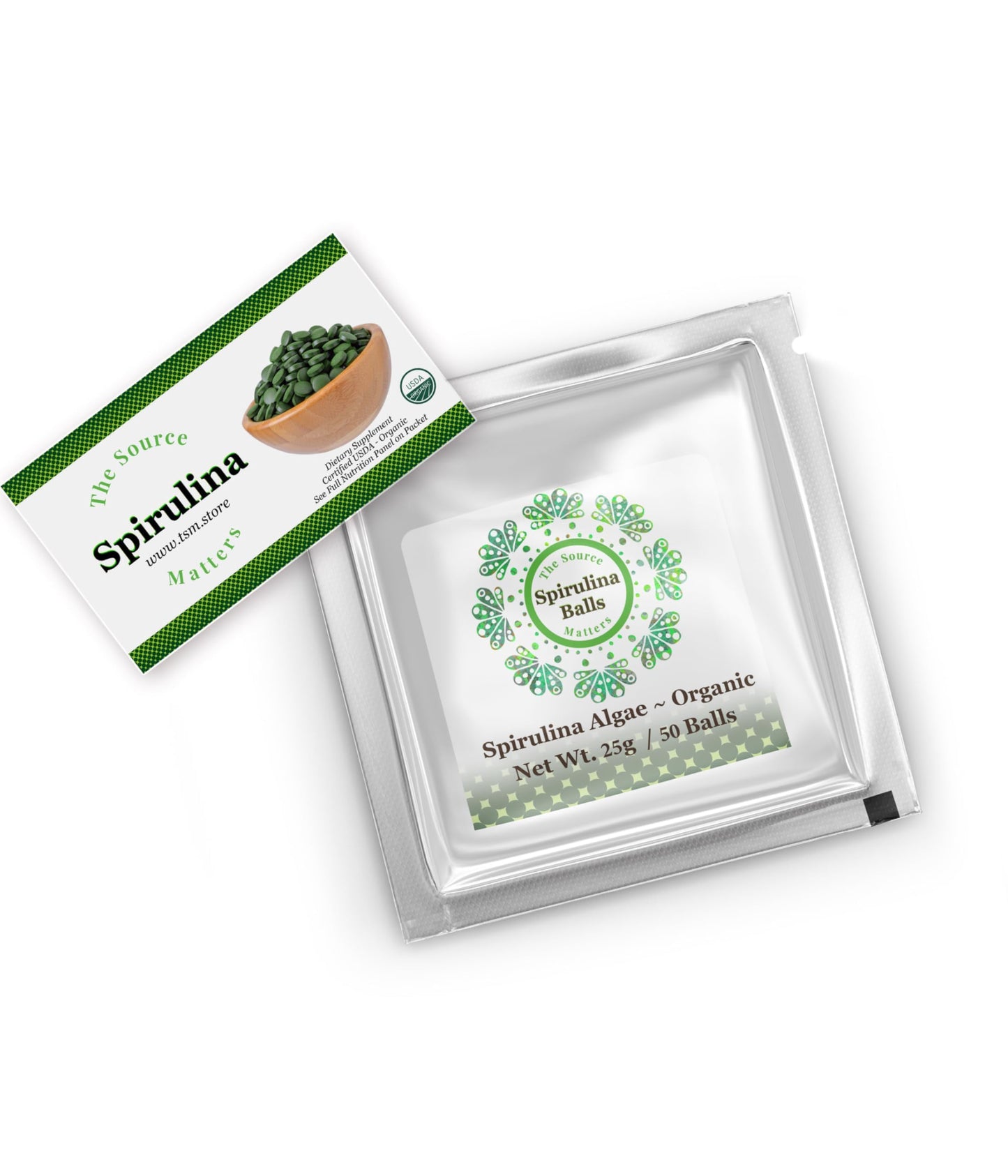 THE SOURCE MATTERS Spirulina Tablets, 50 Count