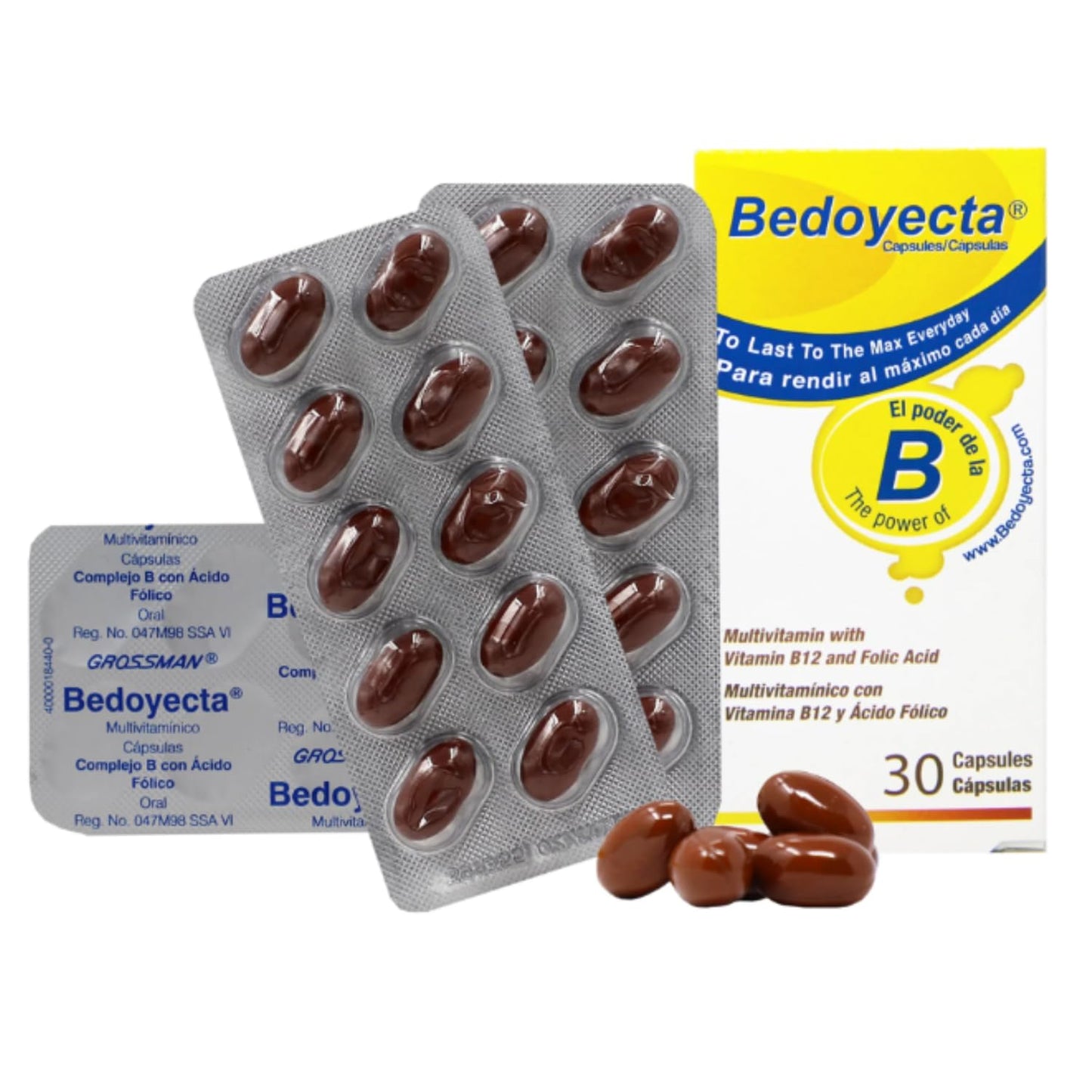 Bedoyecta Multivitamin Capsules, 30 Count