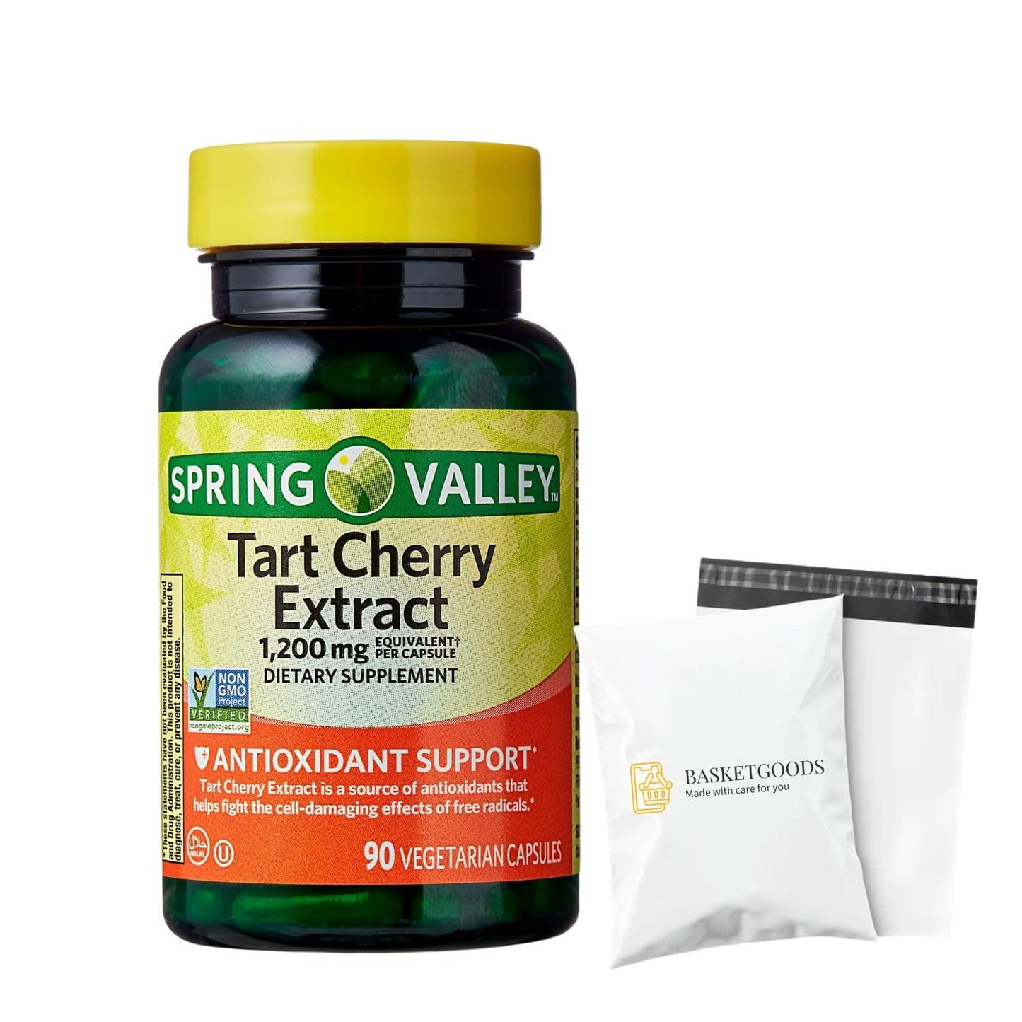 BASKETGOODS Tart Cherry Extract Capsule 90 Count