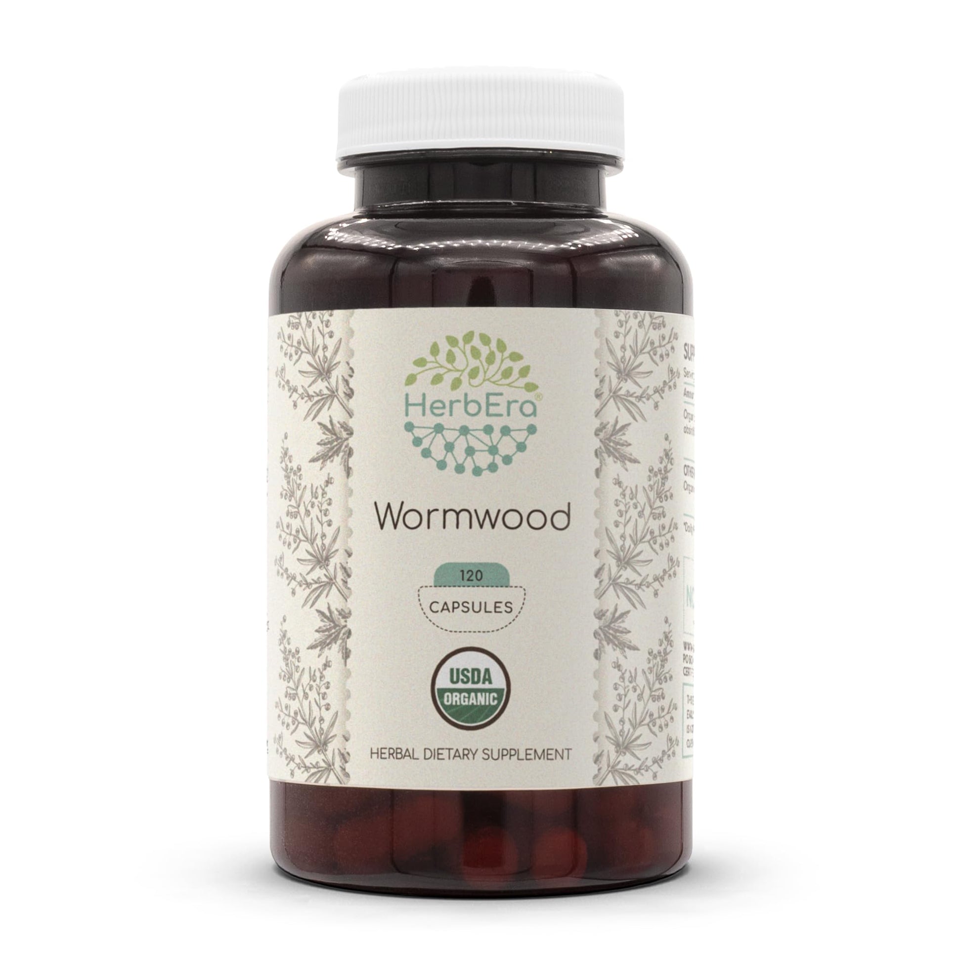 HerbEra Wormwood Capsules 120 Count