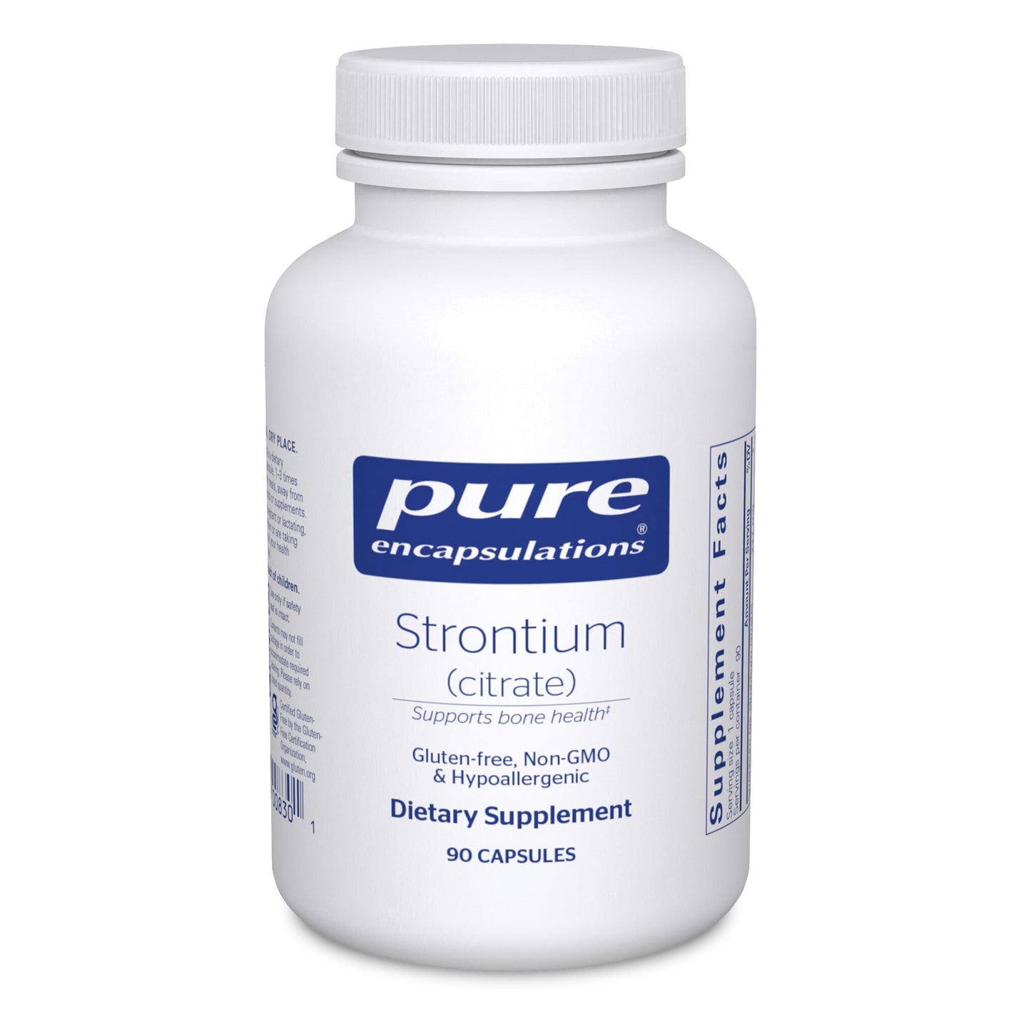 Pure Encapsulations Strontium (Citrate) 90 Capsules
