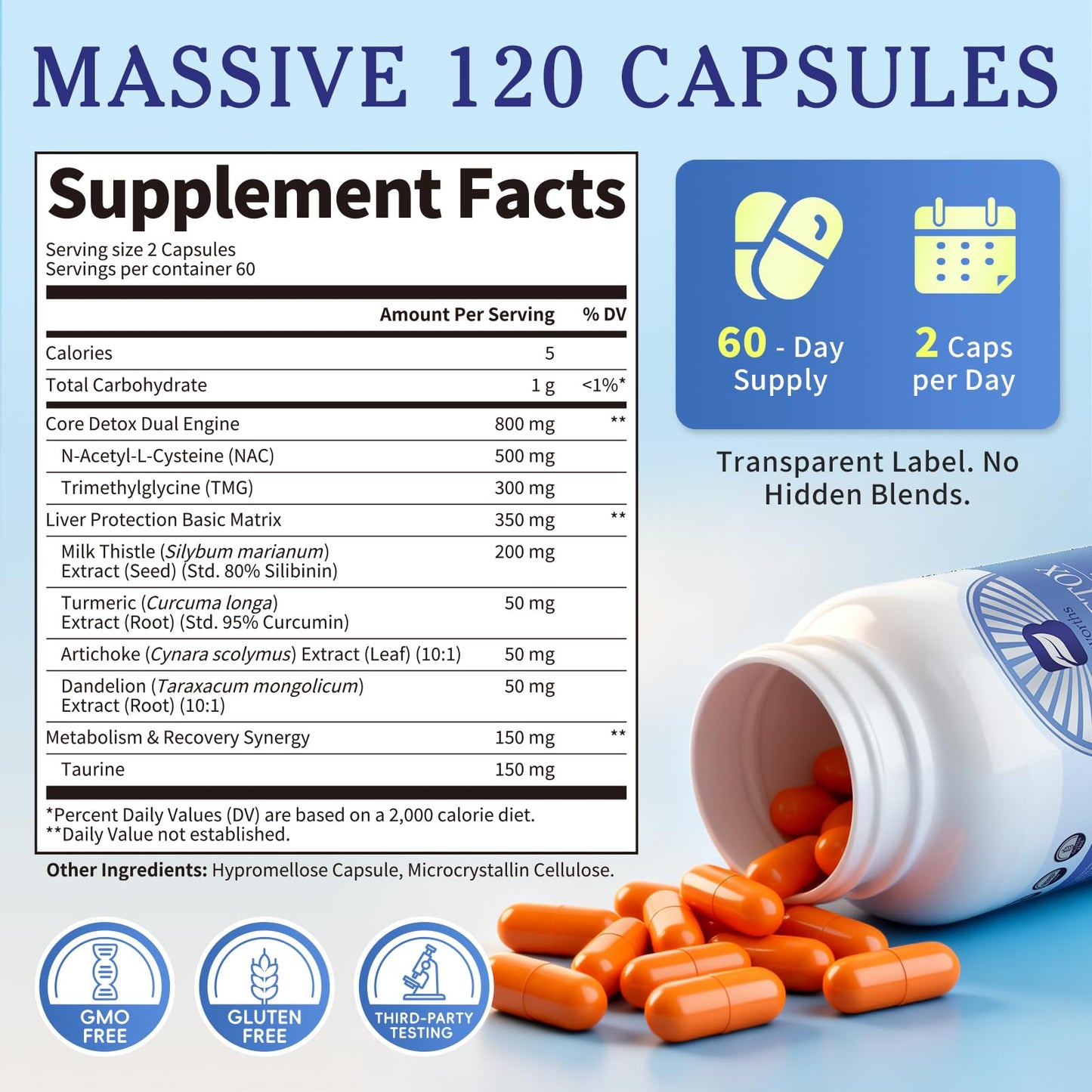 B BEWORTHS Liver Cleanse Detox & Repair Capsule 240 Capsules