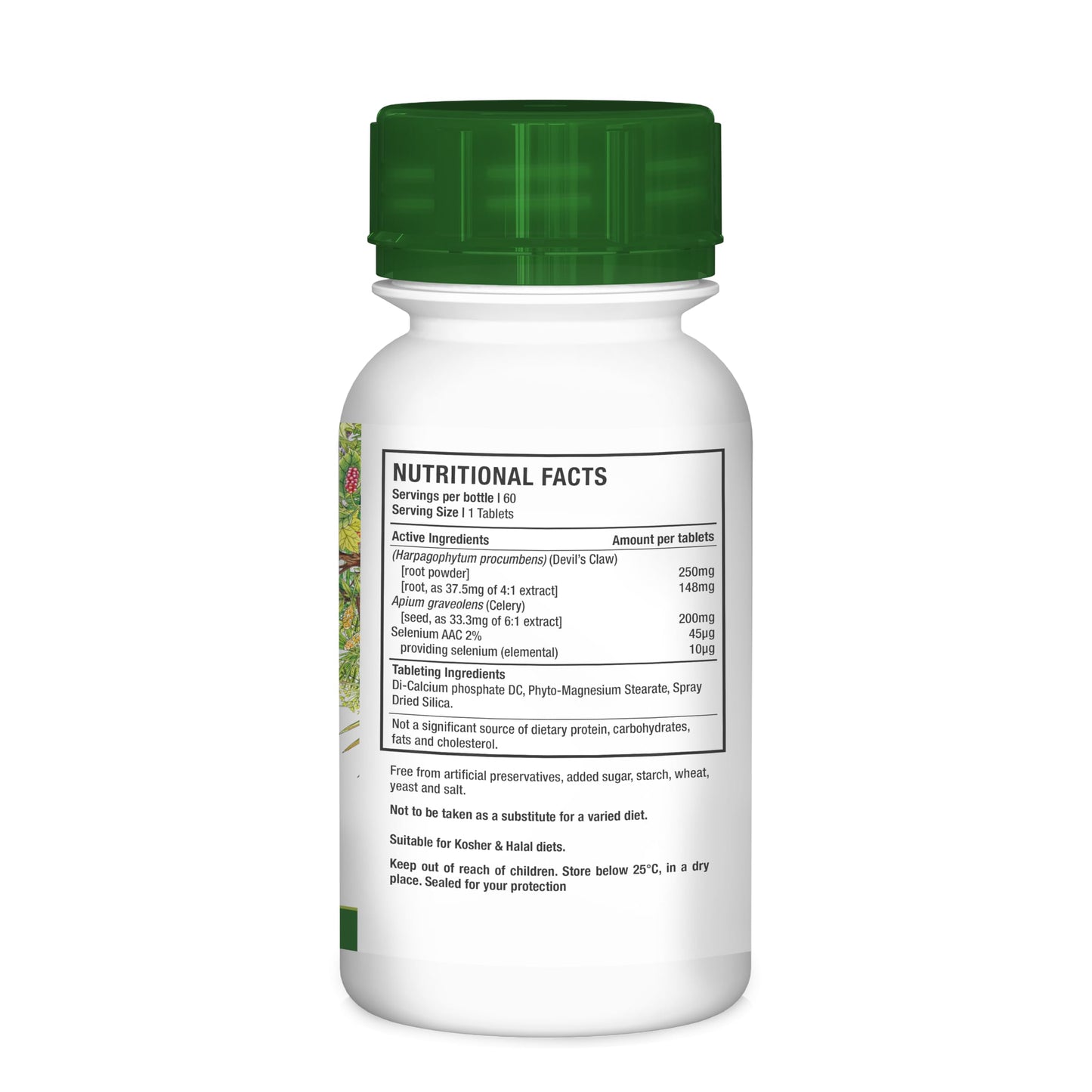 Nutriherb Devils Claw Celery and Selenium 60 Capsules