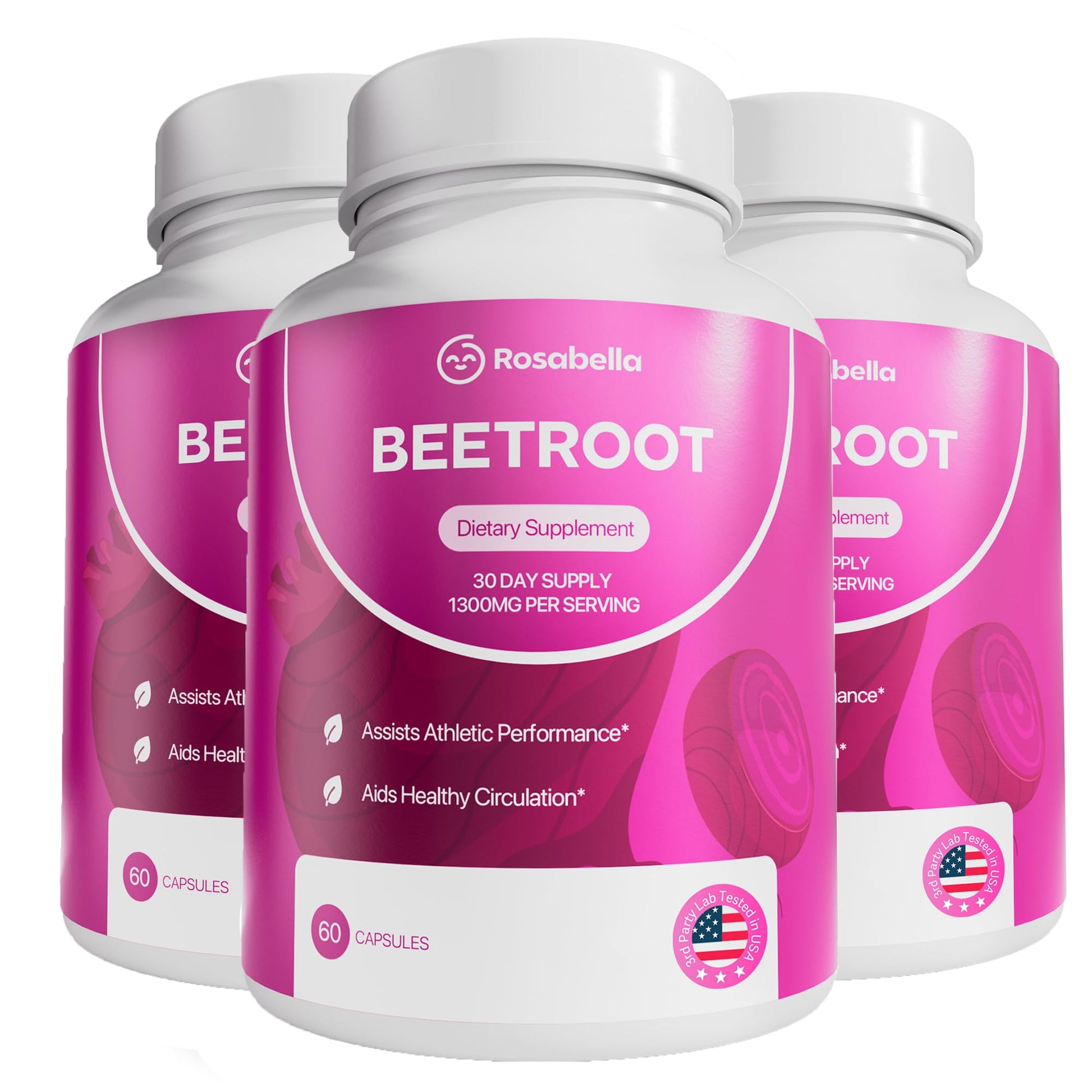 Rosabella Organic Beet Root 180 Capsules