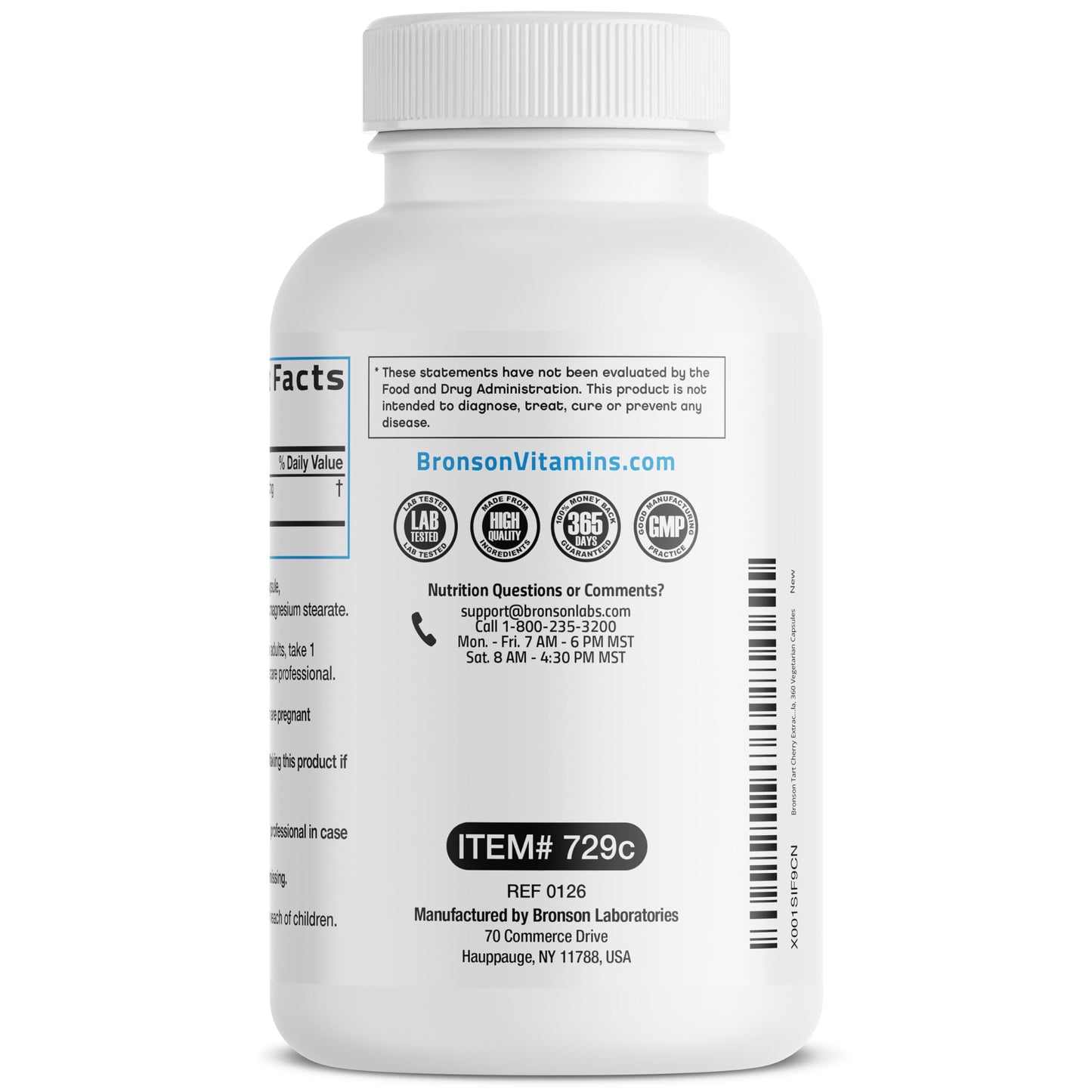 Bronson Tart Cherry Extract for Joint Support Capsules 360