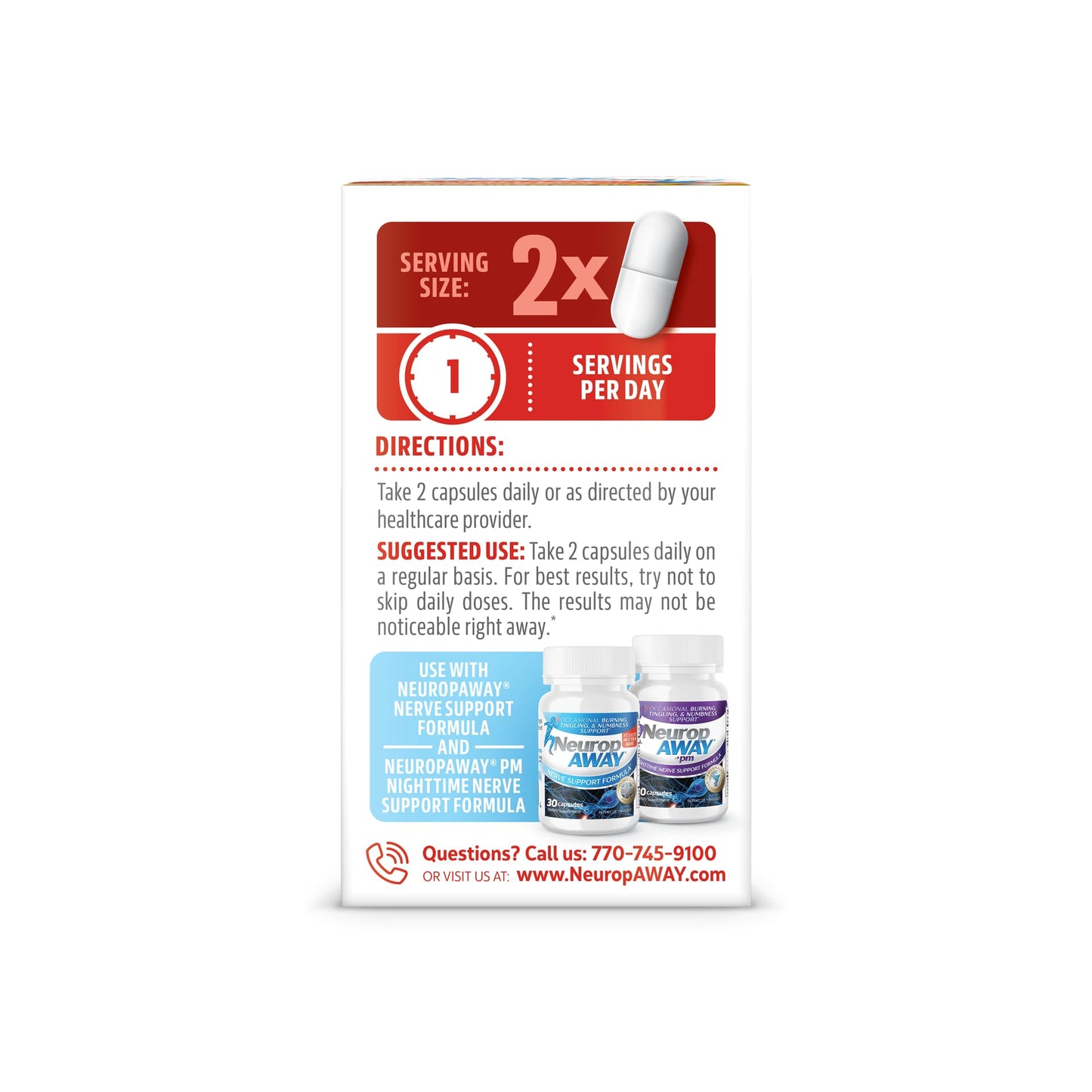 NeuropAWAY Cardiovascular Support Capsule 30 Count