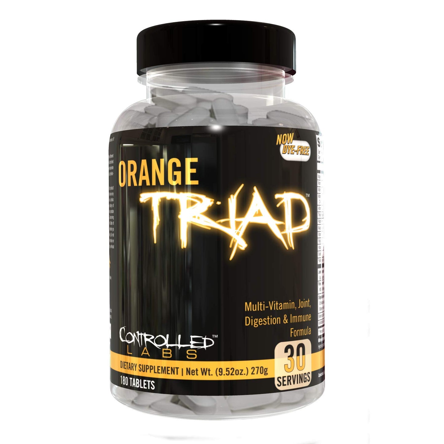 CONTROLLED LABS Orange Triad, Orange Oximega Fish Oil, PROmore Protein French Vanilla Ice Cream Sundae Bundle, 120 Softgels, 3 Count