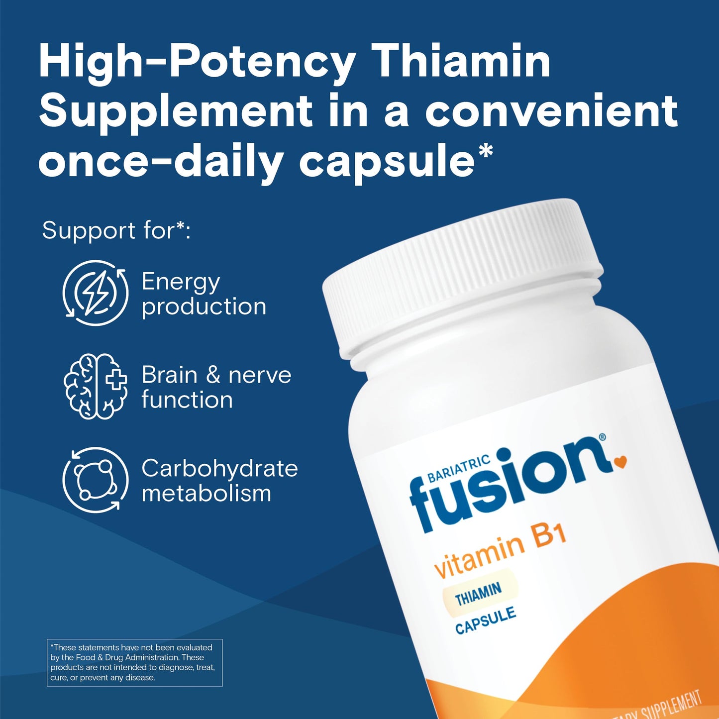 Bariatric Fusion Vitamin B1 (Thiamine) Capsule, 1 Count