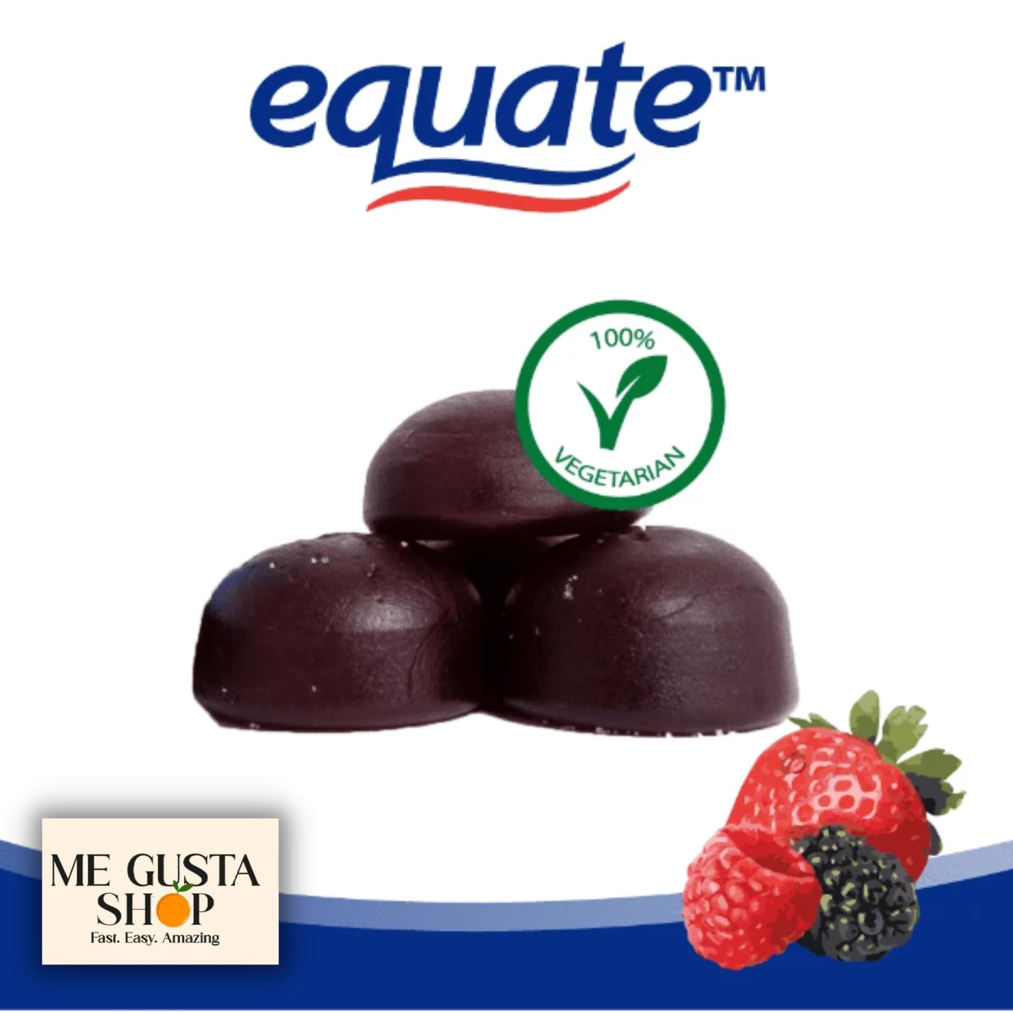 ME GUSTA SHOP Ashwagandha Vegetarian Gummy Supplement, 60 Count