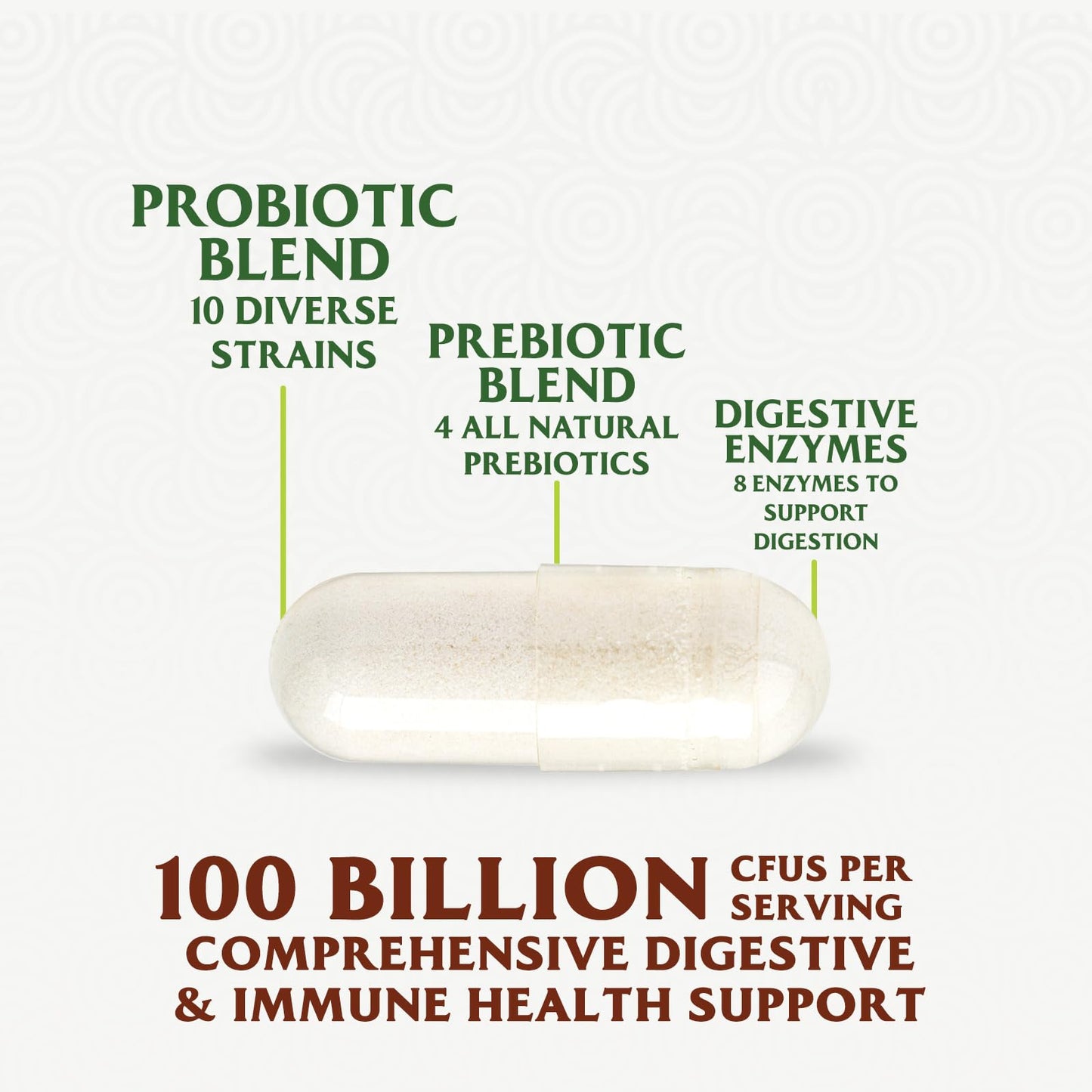 Nature's Nutrition Premium Probiotics Capsule 60 Count