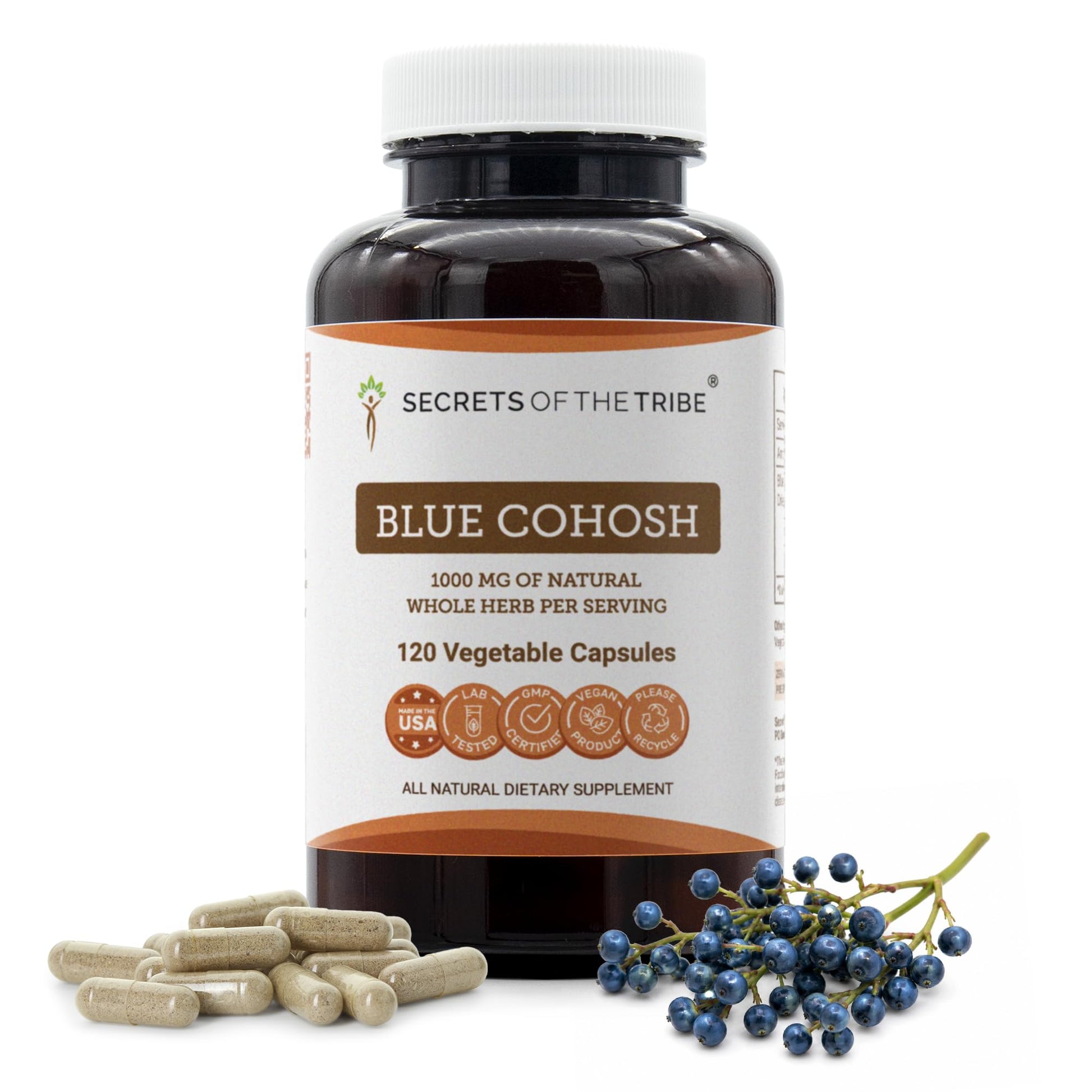 Secrets of the Tribe Blue Cohosh 120 Capsules