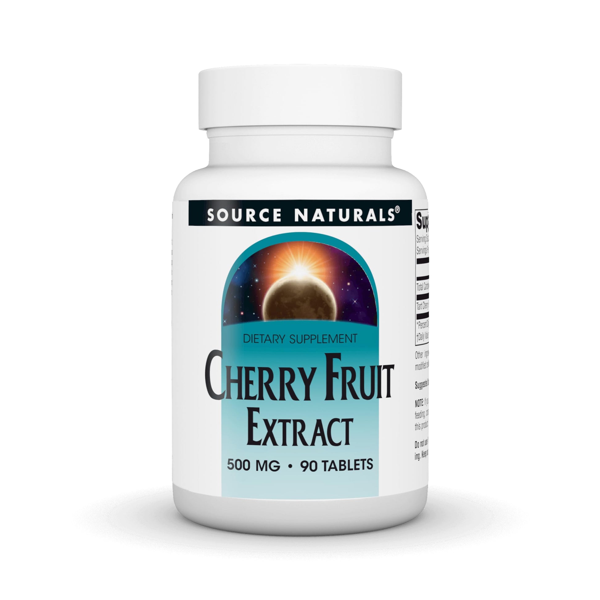 Source Naturals Cherry Fruit Extract Dietary Supplement 500mg 90 Tablets
