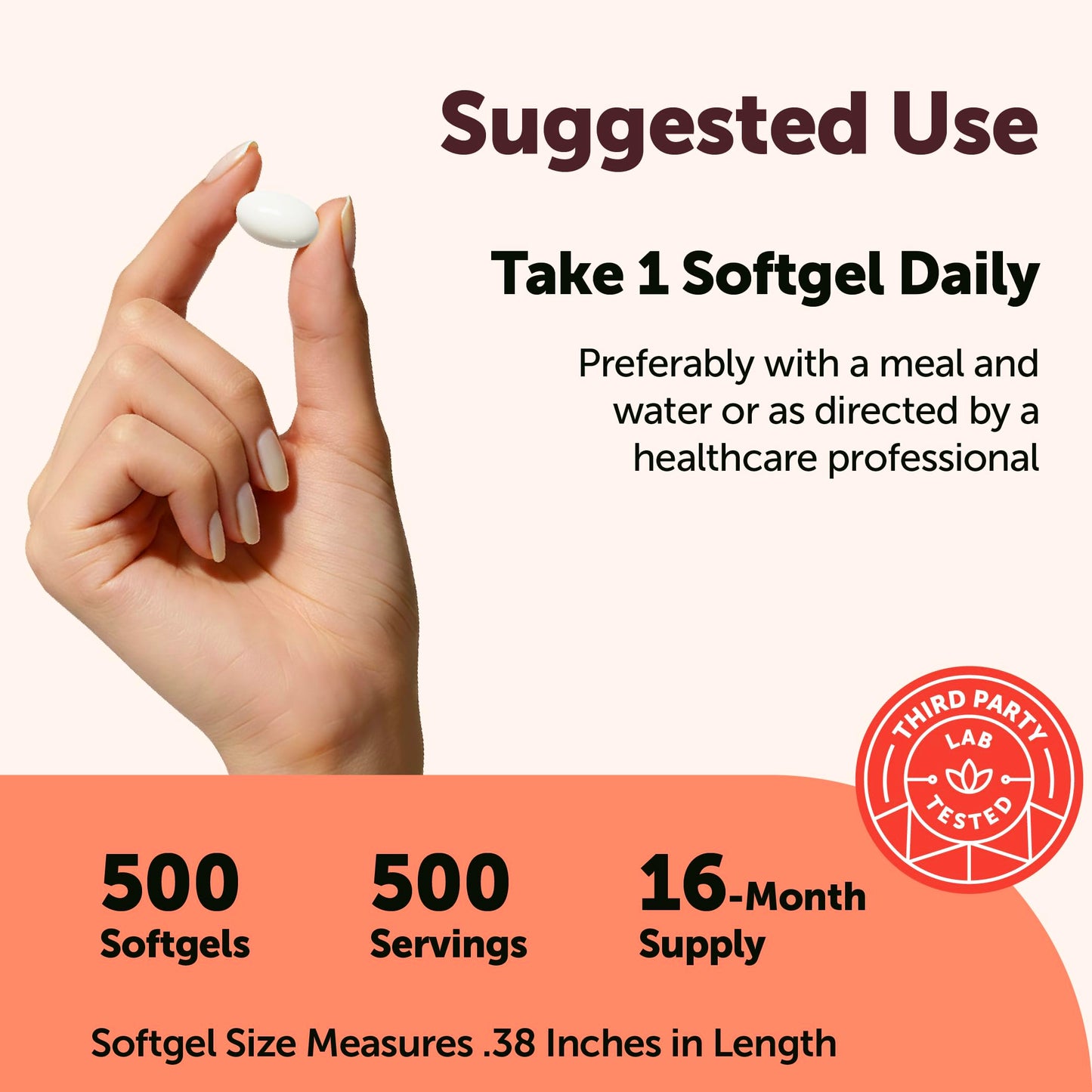 Micro Ingredients Chromium Picolinate 1,000 mcg Per Serving Softgels, 500 Count
