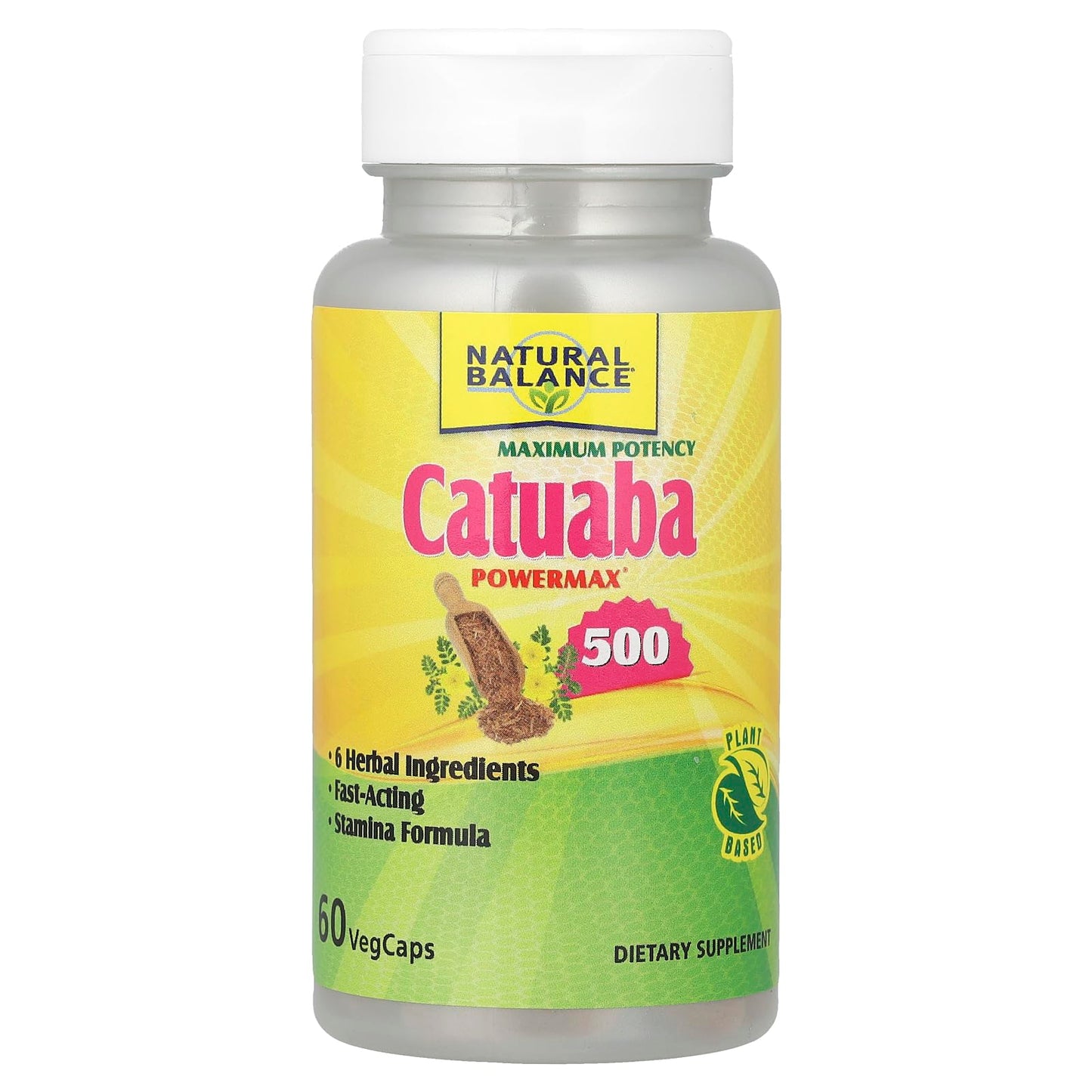 Natural Balance Maximum Potency Catuaba Power Max 500 Capsule 60 Count