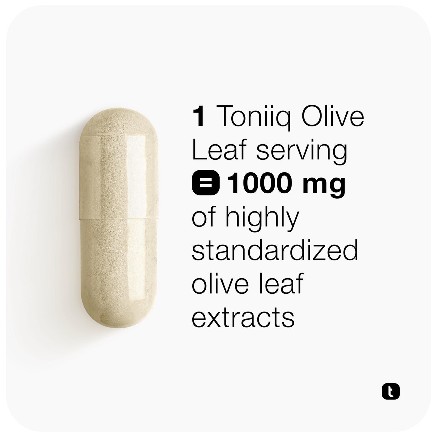 Toniiq Olive Leaf Extract Complex 120 Capsules