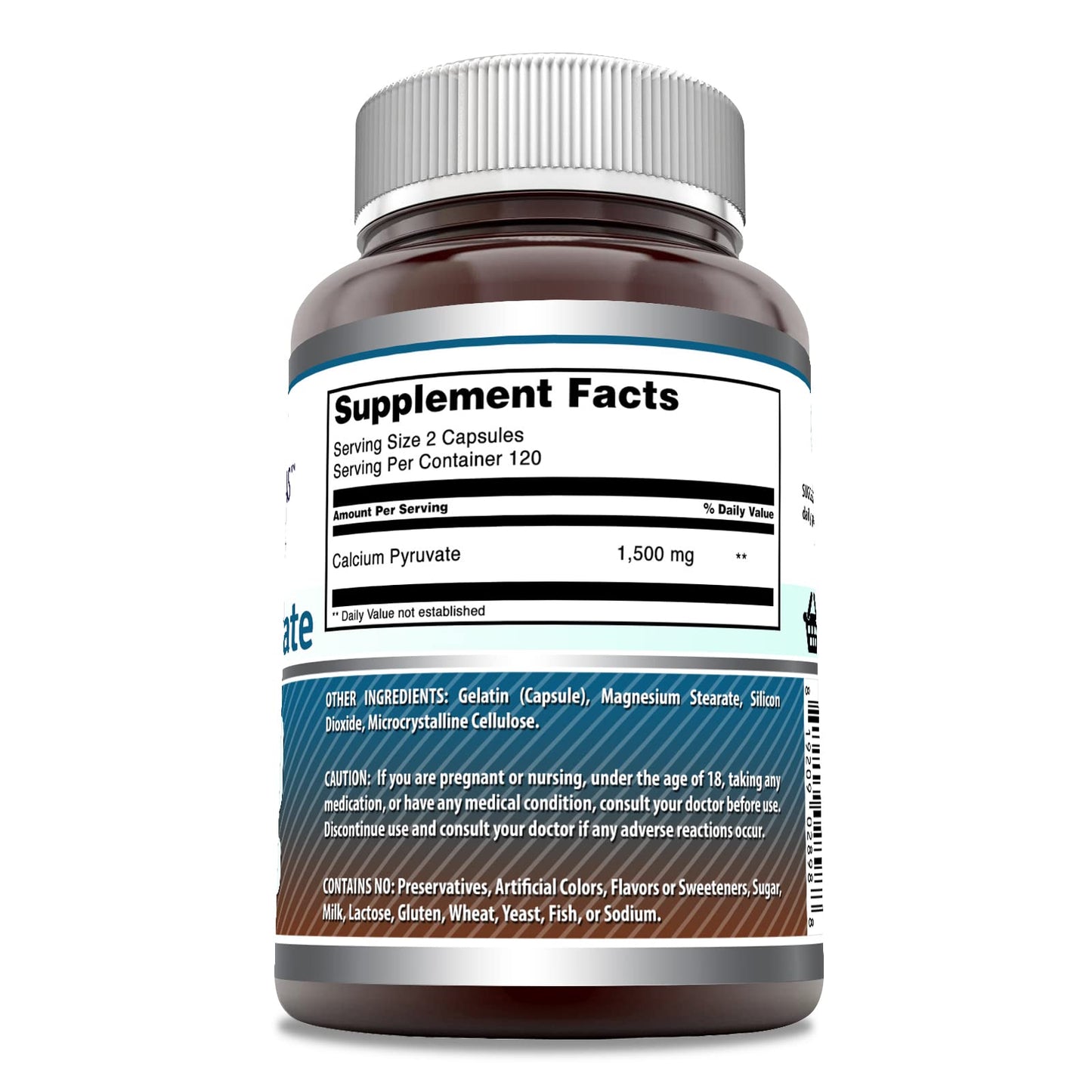 Amazing Nutrition Calcium Pyruvate Supplement Capsule, 1 Count