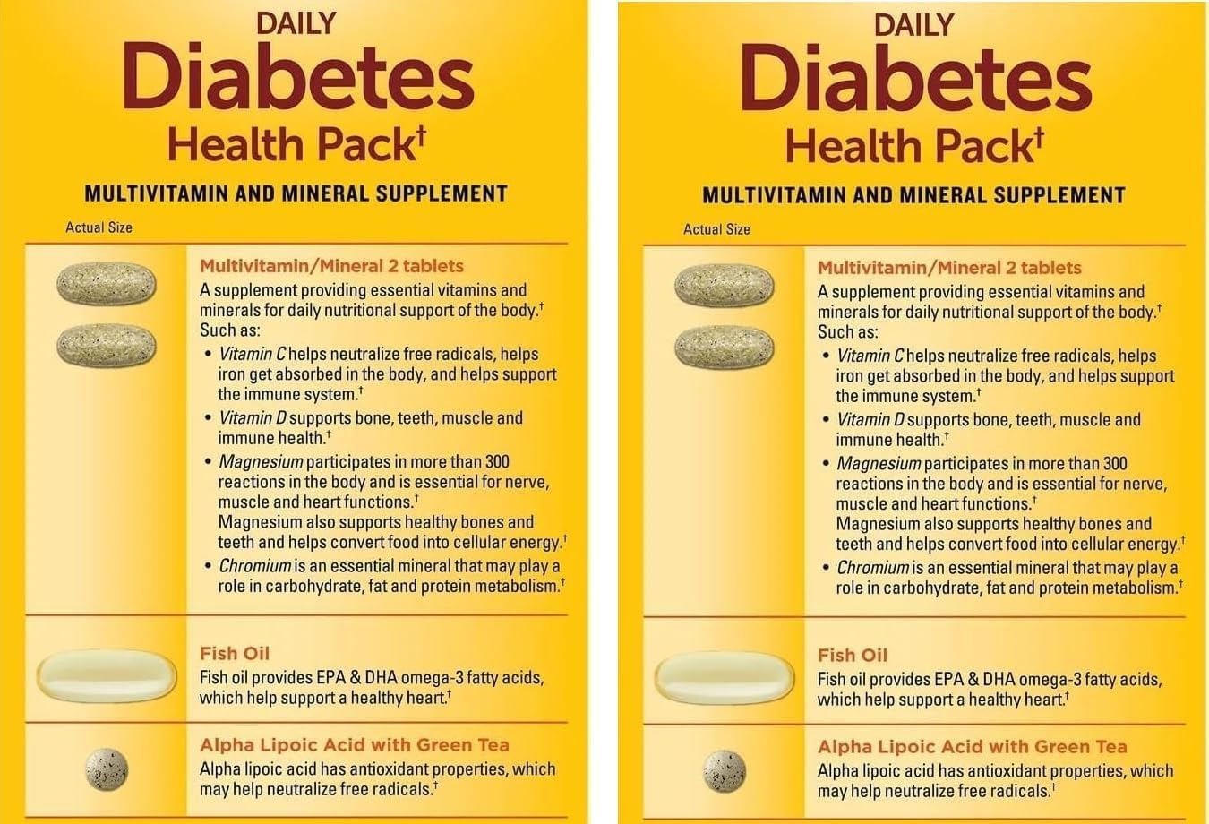 Elesbão 22 Diabiets Health Pack Softgel 1 Count