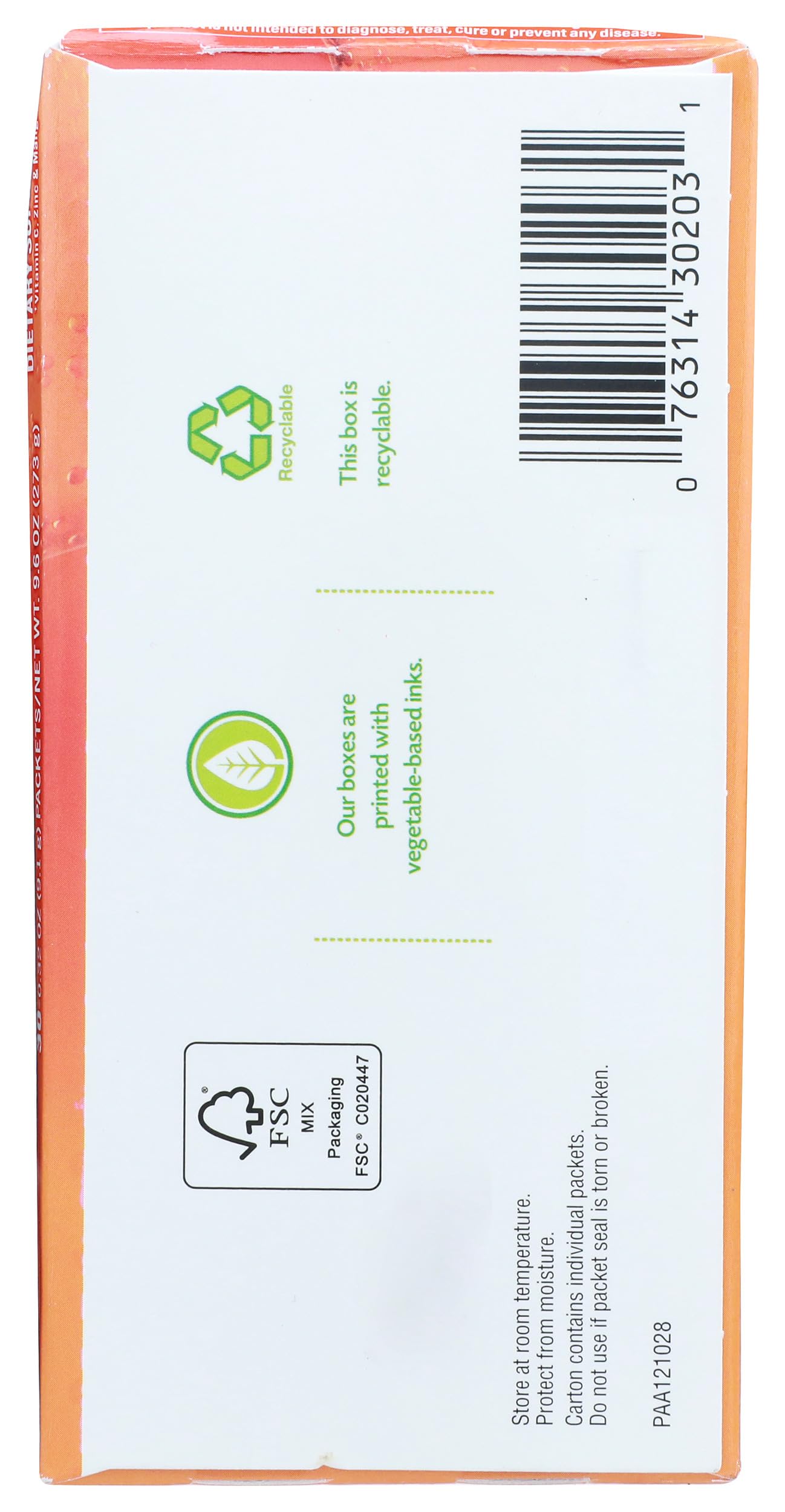 Emergen-C Super Orange Capsule 9.6 oz