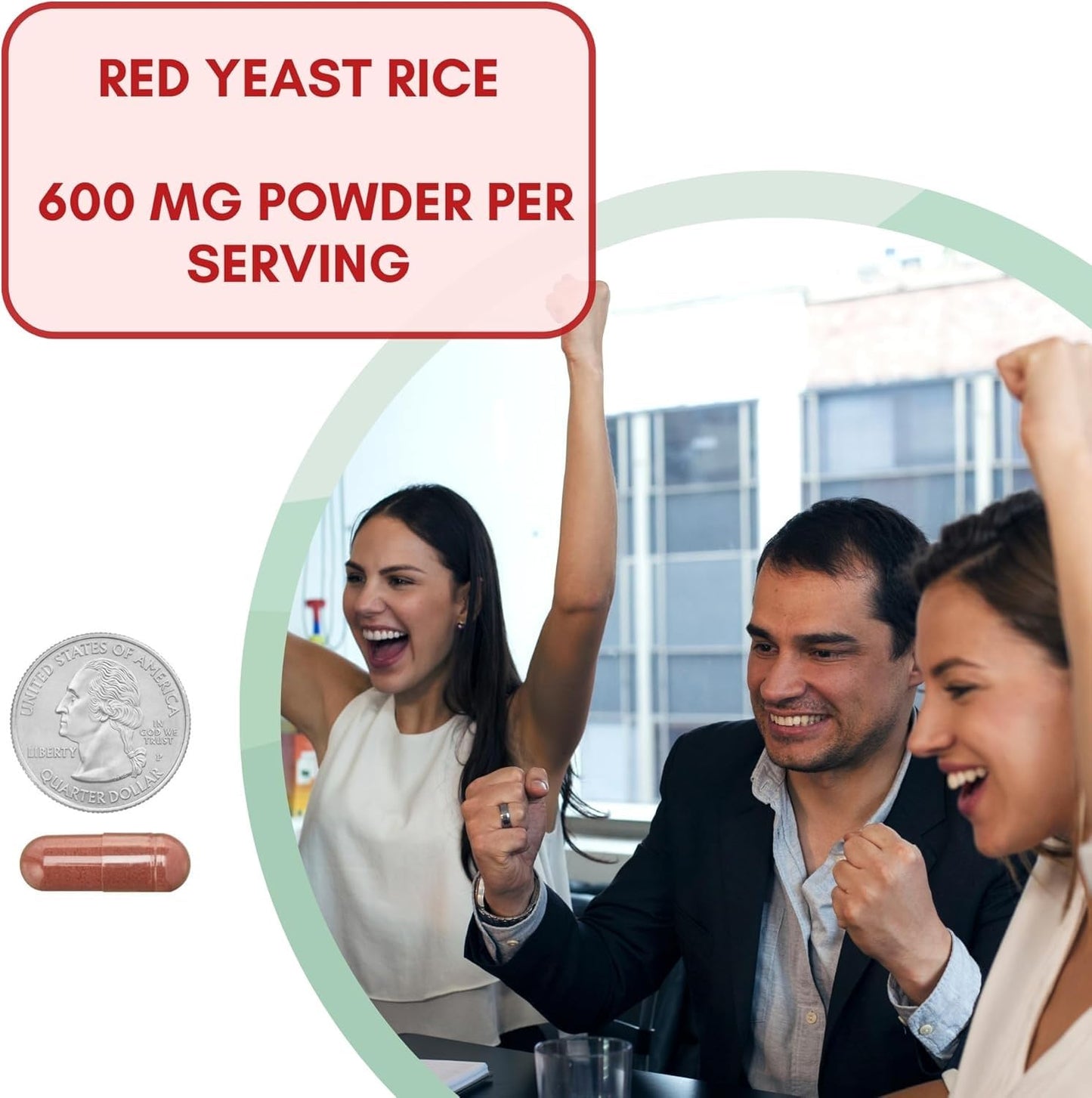 BASKETGOODS Red Yeast Rice 600 mg Capsule, 120 Count