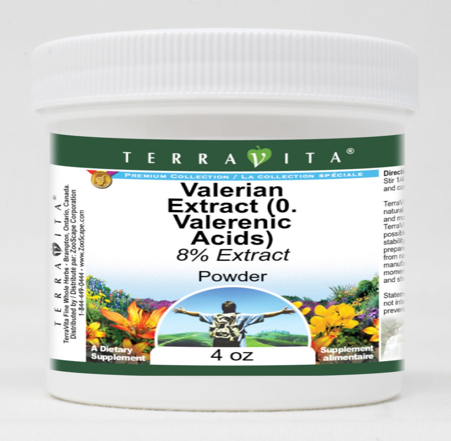 Terravita Valerian Extract Powder, 12 oz
