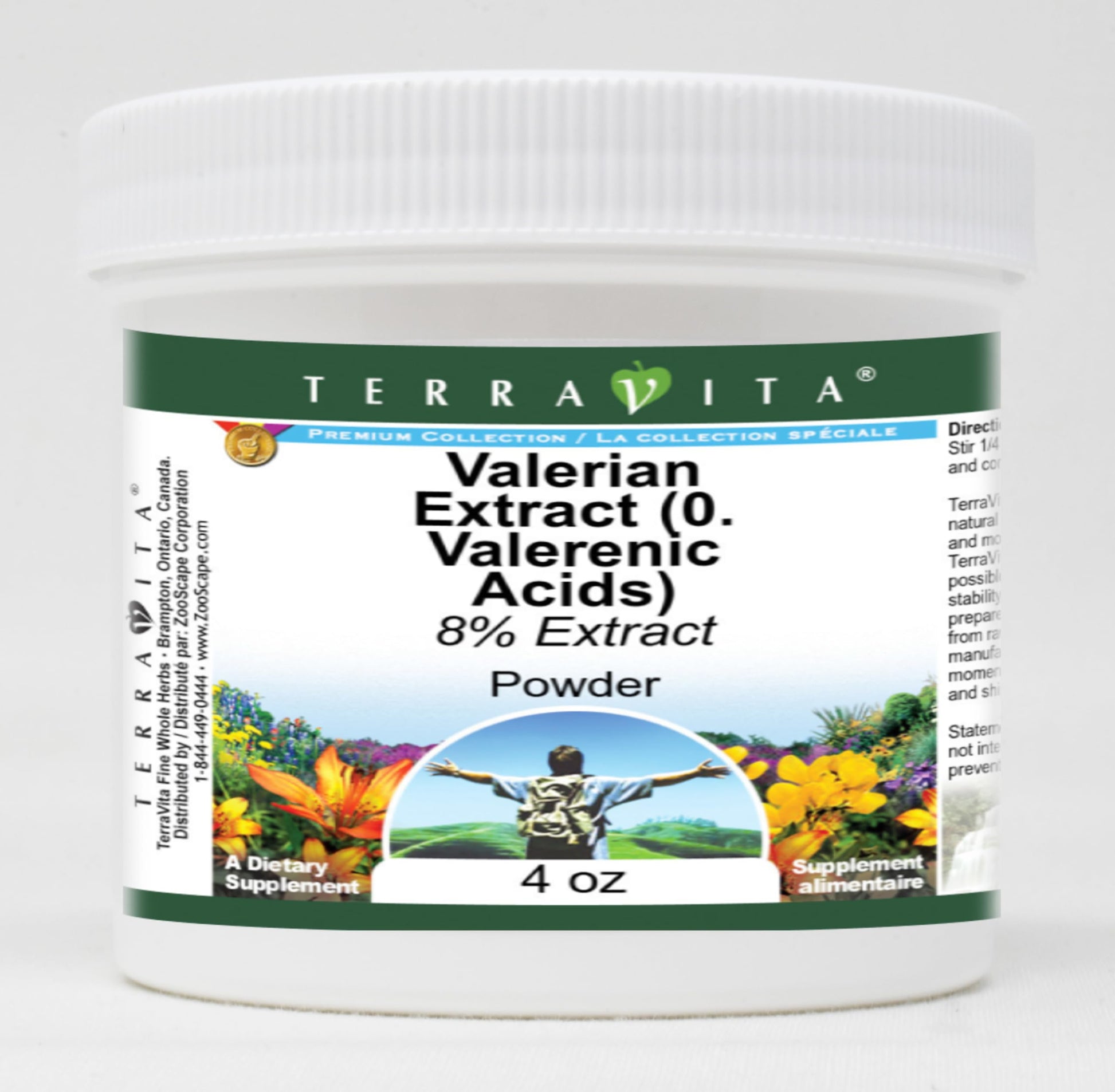 Terravita Valerian Extract Powder, 12 oz