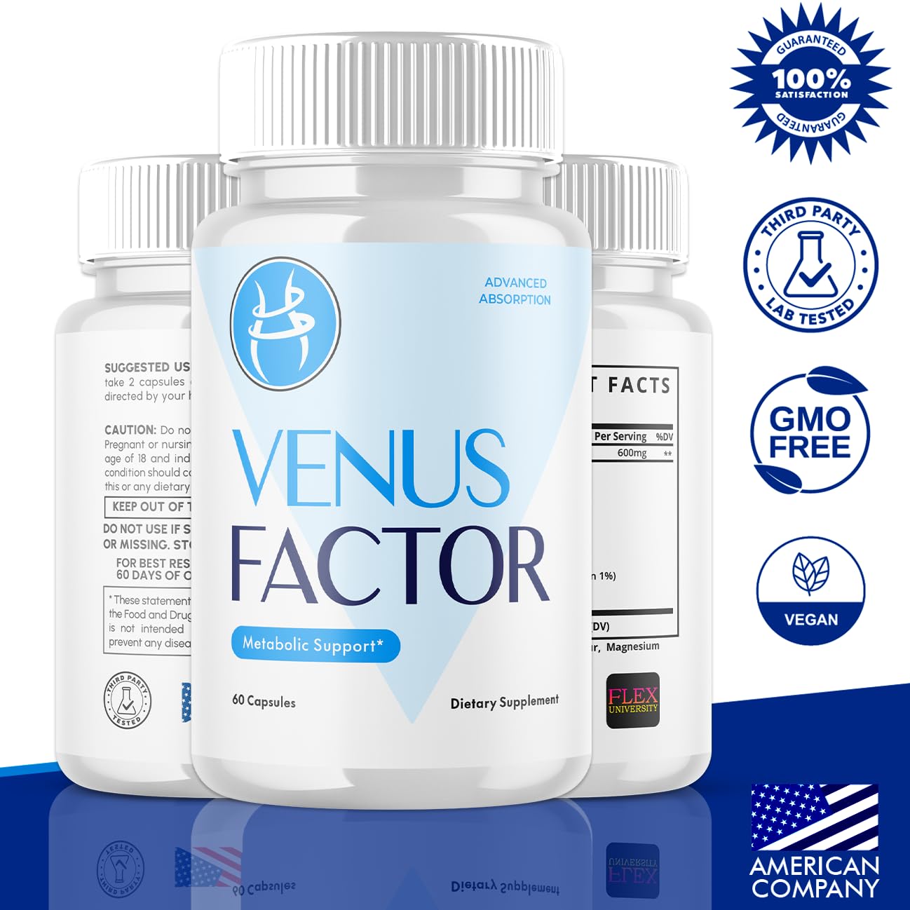 MJO Venus Factor Capsules 120 Capsules