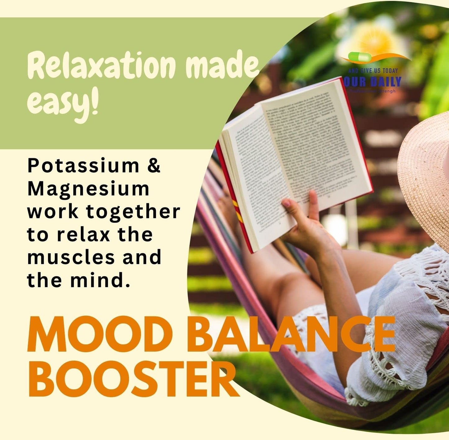 AND GIVE US TODAY OUR DAILY Our Daily Vites Magnesium Potassium Complex Capsules, 90 Count