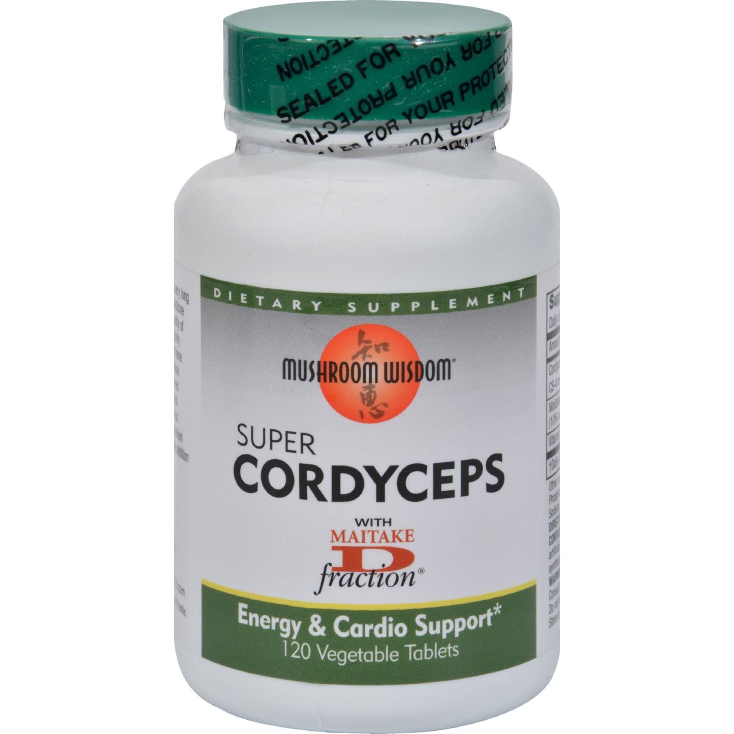 Mushroom Wisdom Super Cordyceps 120 Tablets, 1 Count