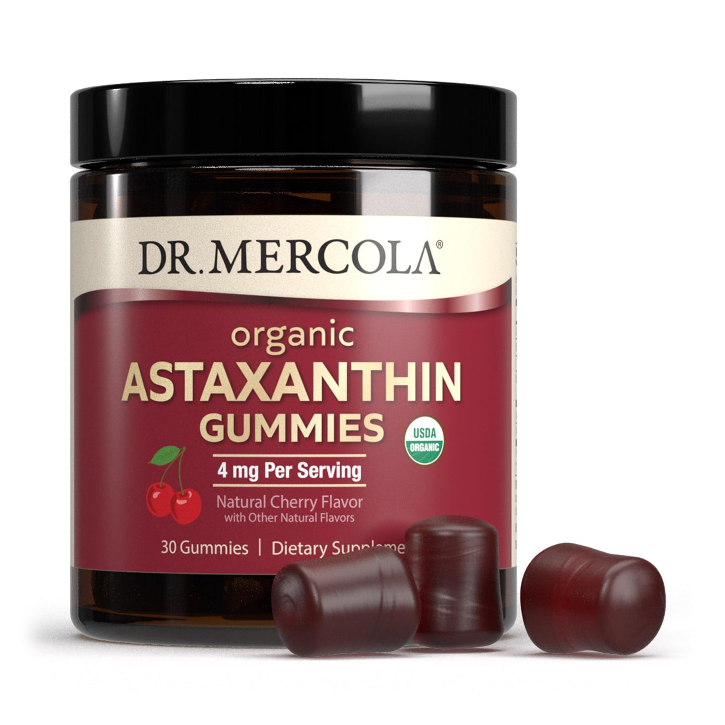 Dr. Mercola Organic Astaxanthin Gummies, 30 Count