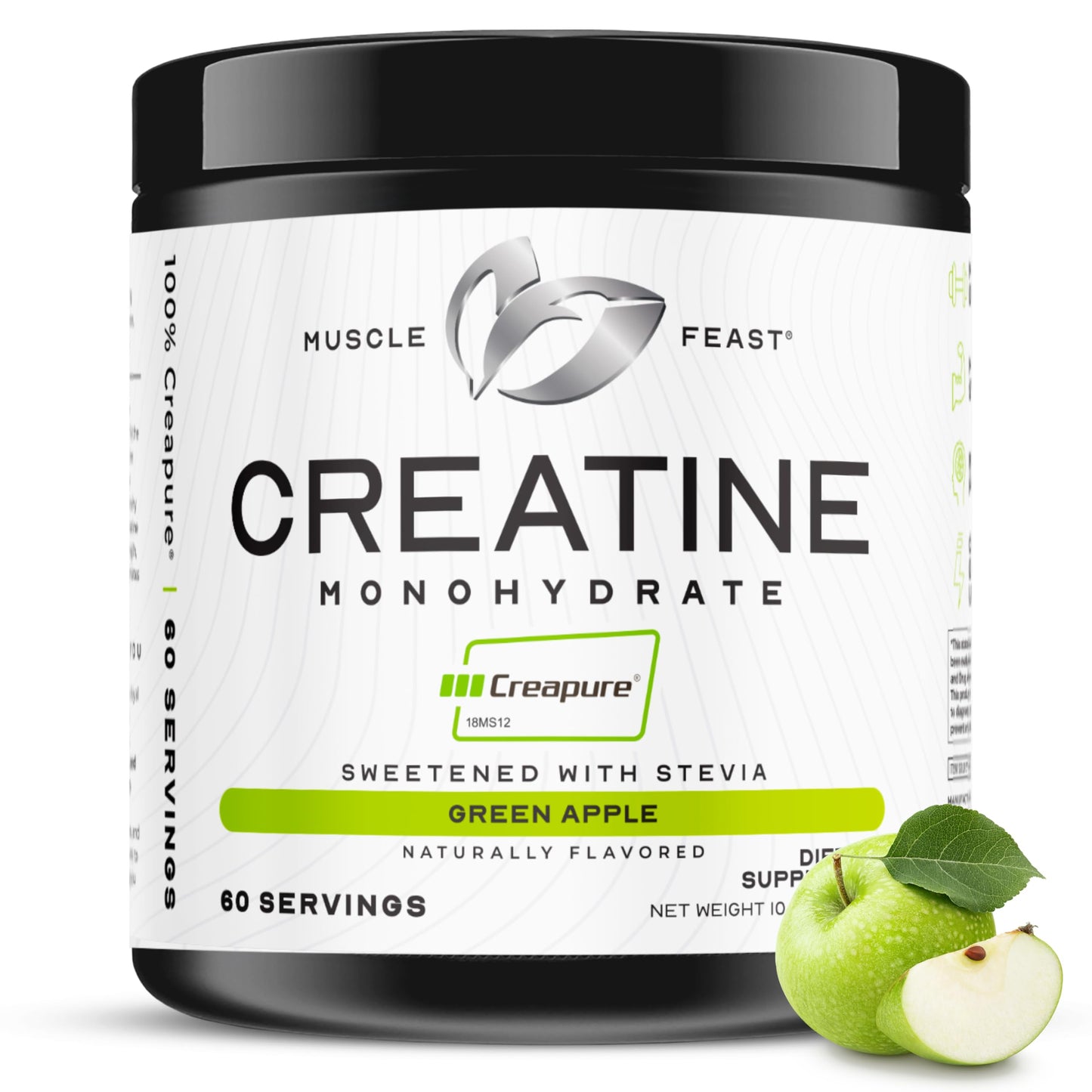 Muscle Feast Creapure Creatine Monohydrate Powder, 300 Gram