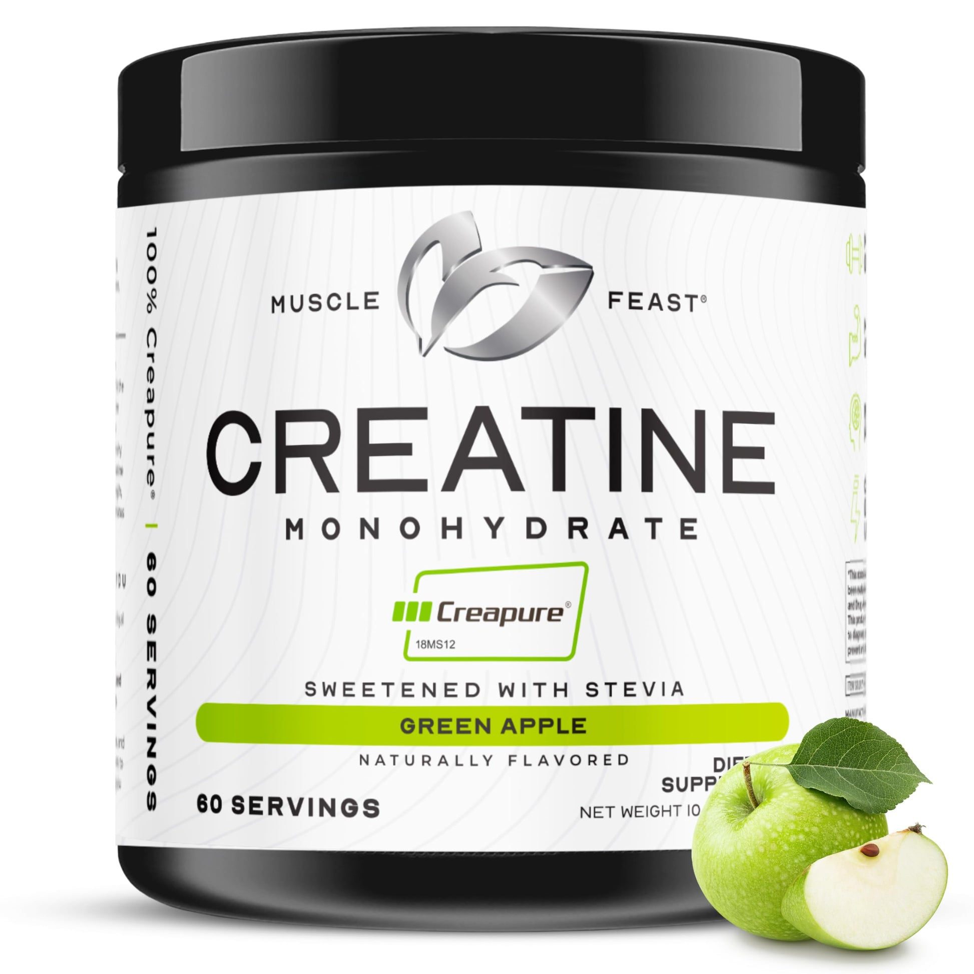 Muscle Feast Creapure Creatine Monohydrate Powder, 300 Gram